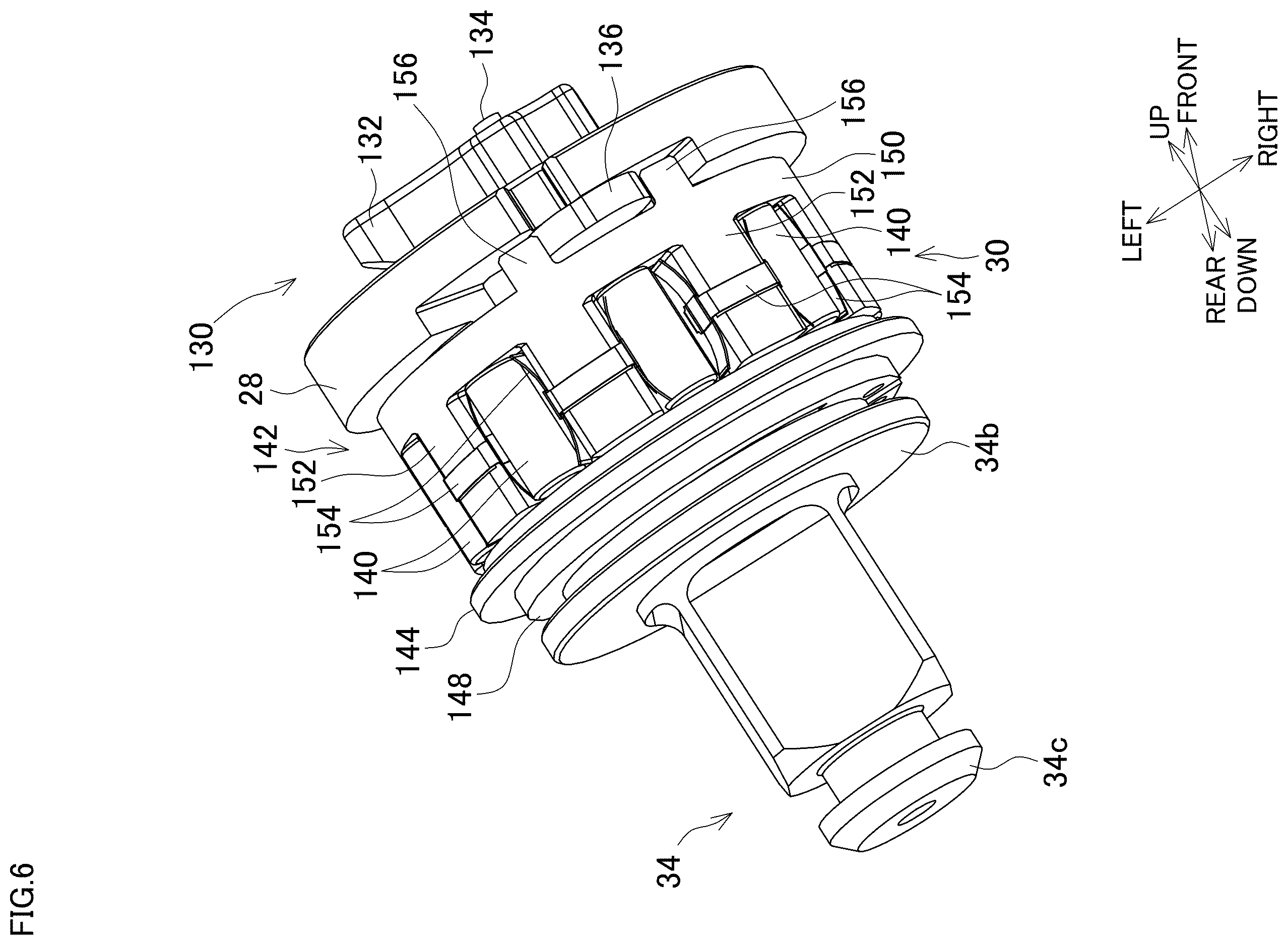 Patent US12564932 Figure 6 – Ratchet wrench