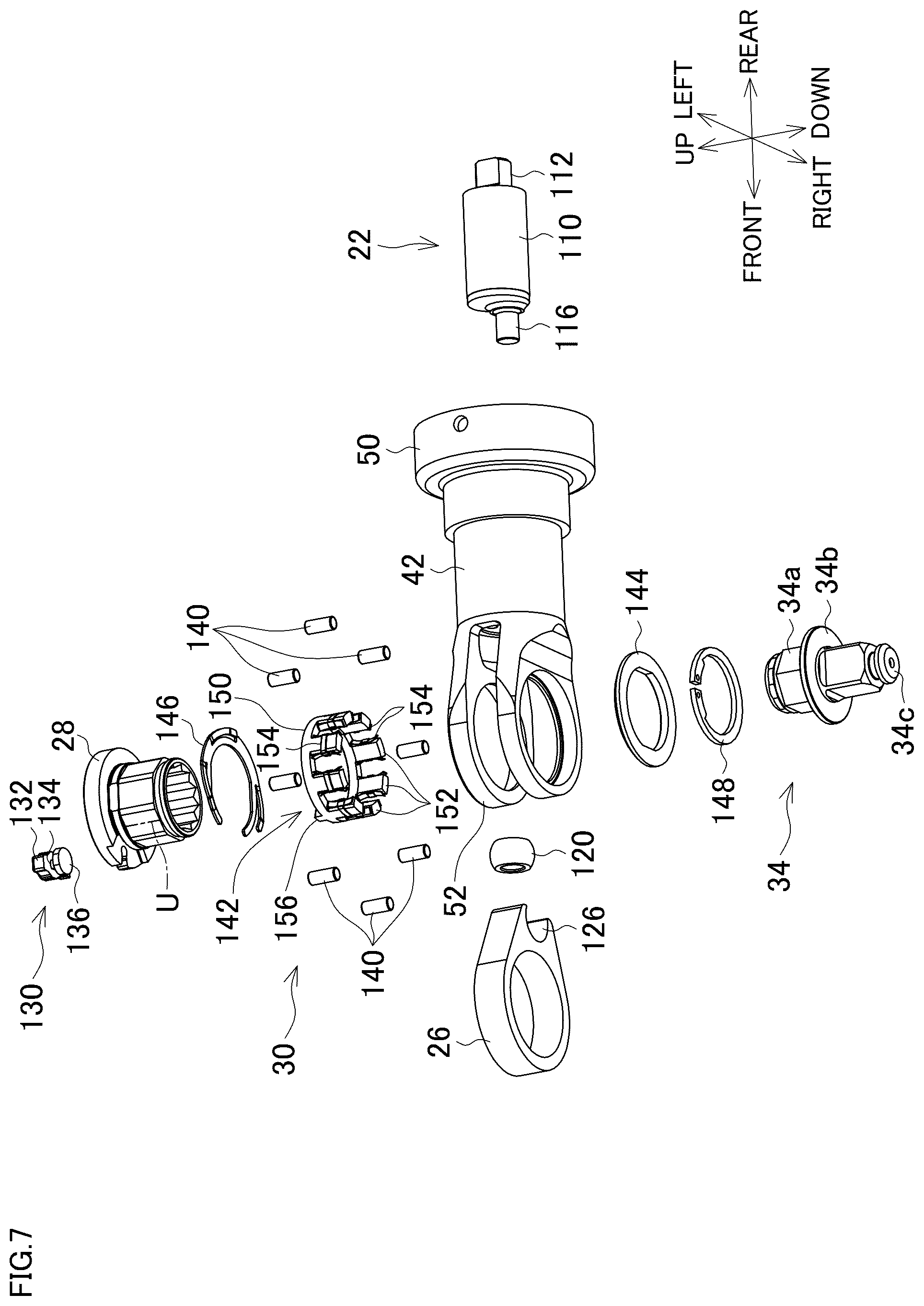 Patent US12564932 Figure 7 – Ratchet wrench