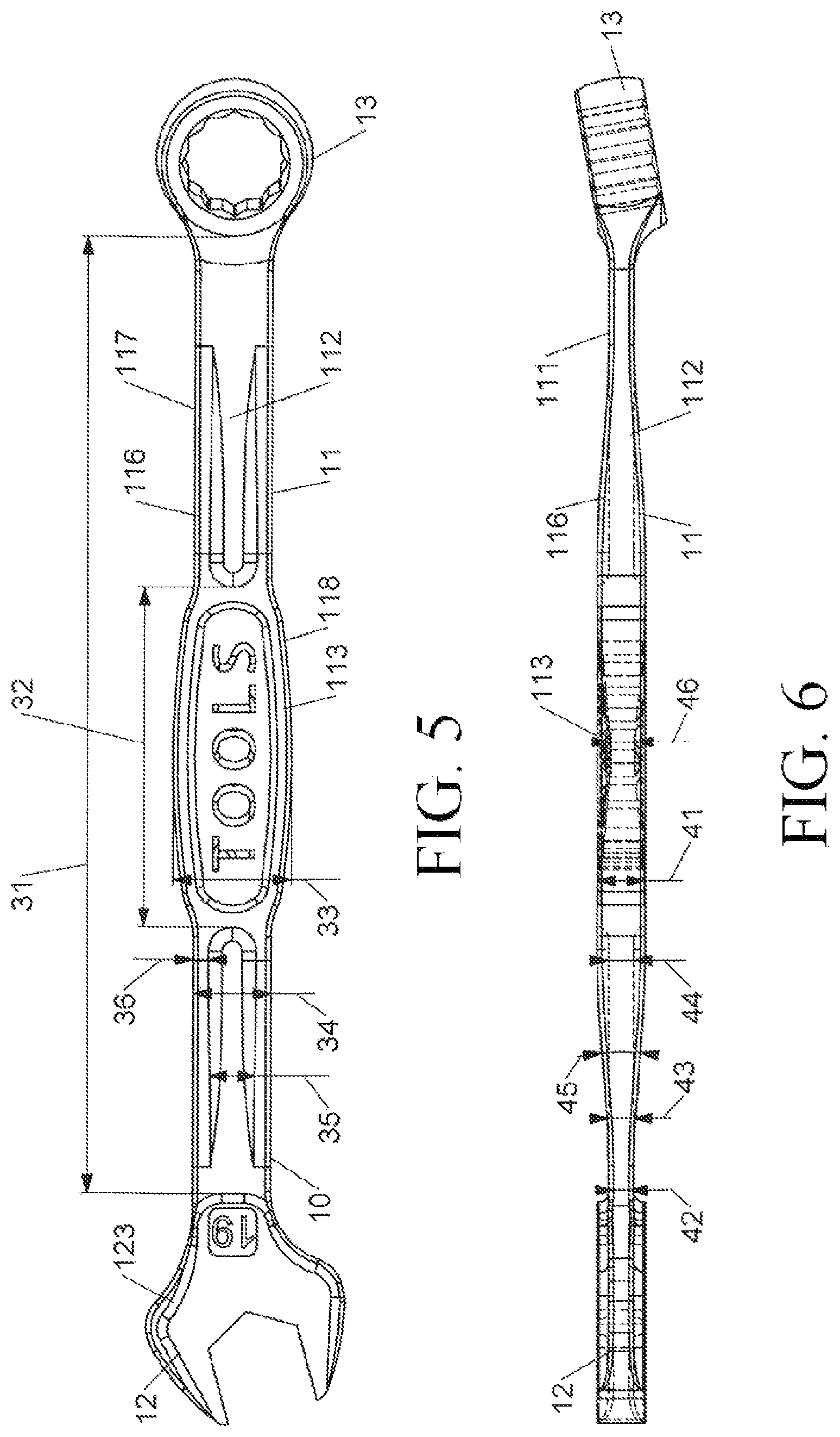 Patent US12564933 Figure 4 – Wrench structure