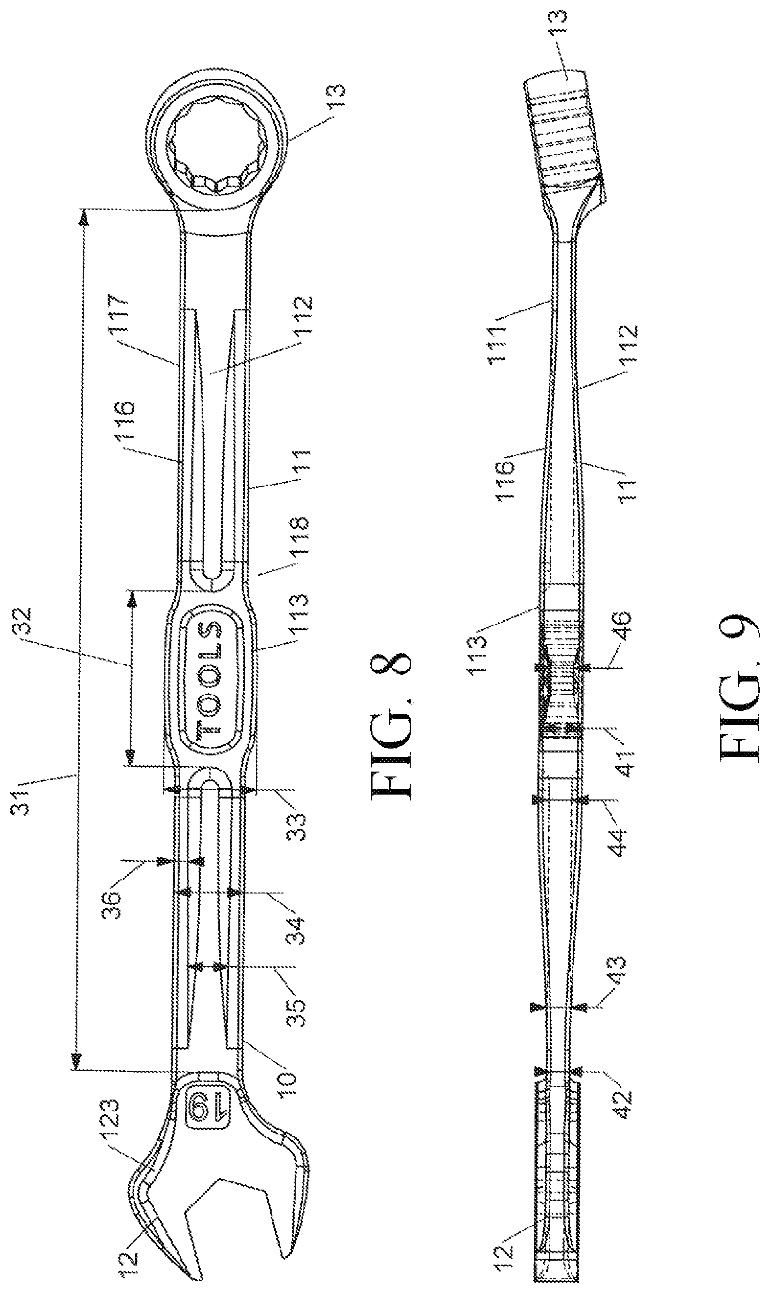 Patent US12564933 Figure 6 – Wrench structure
