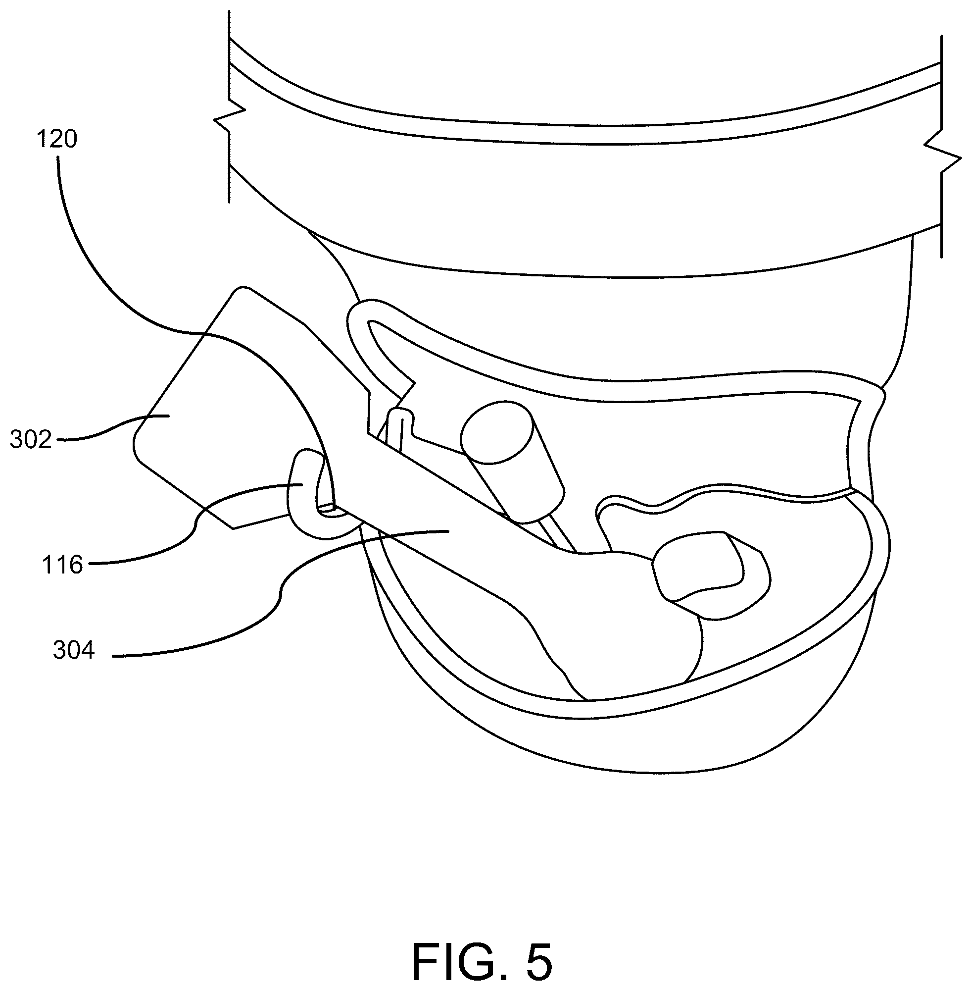 Patent US12564935 Figure 5 – Cordless driver holder device