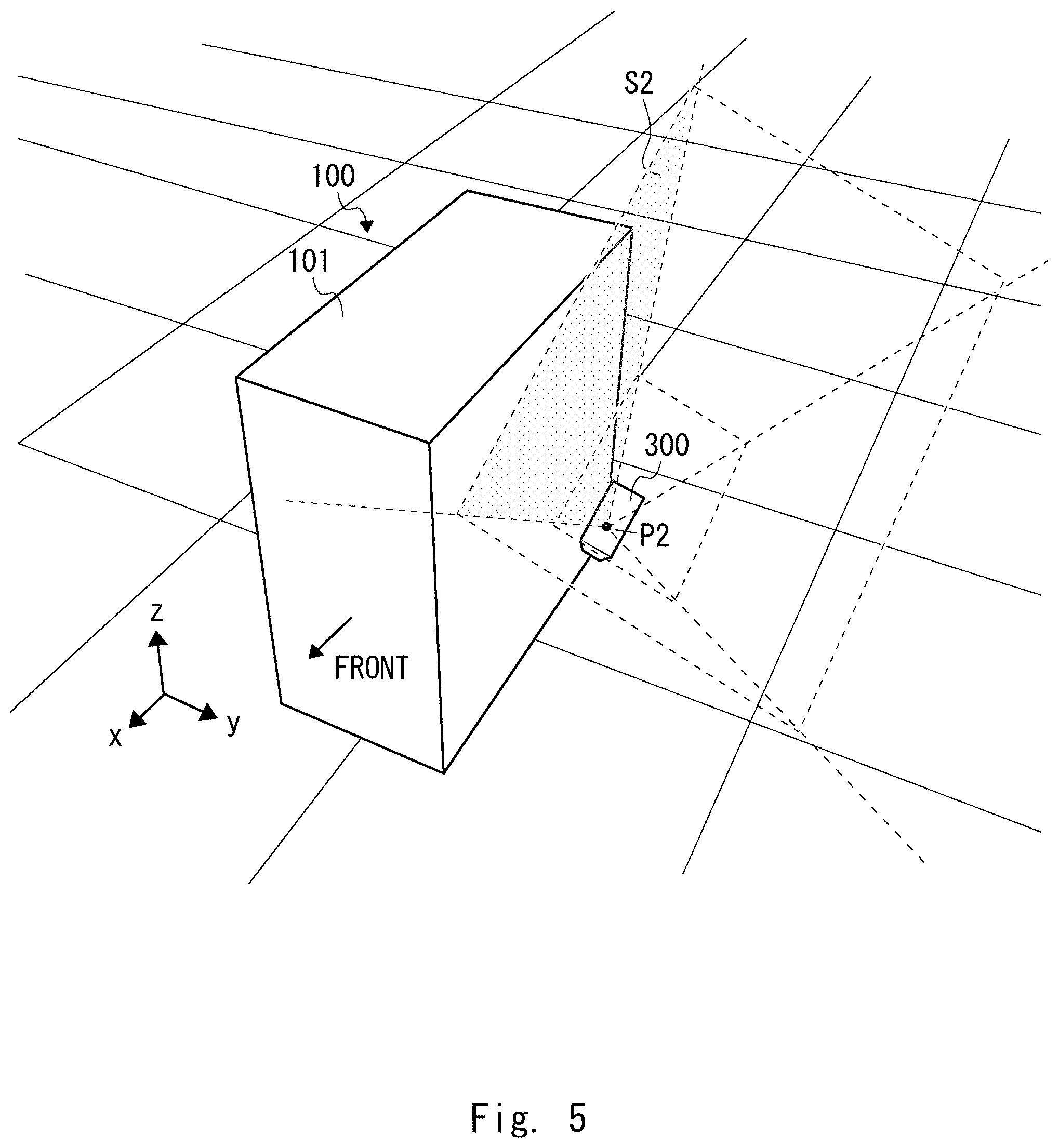 Patent US12564937 Figure 5 – Mobile system