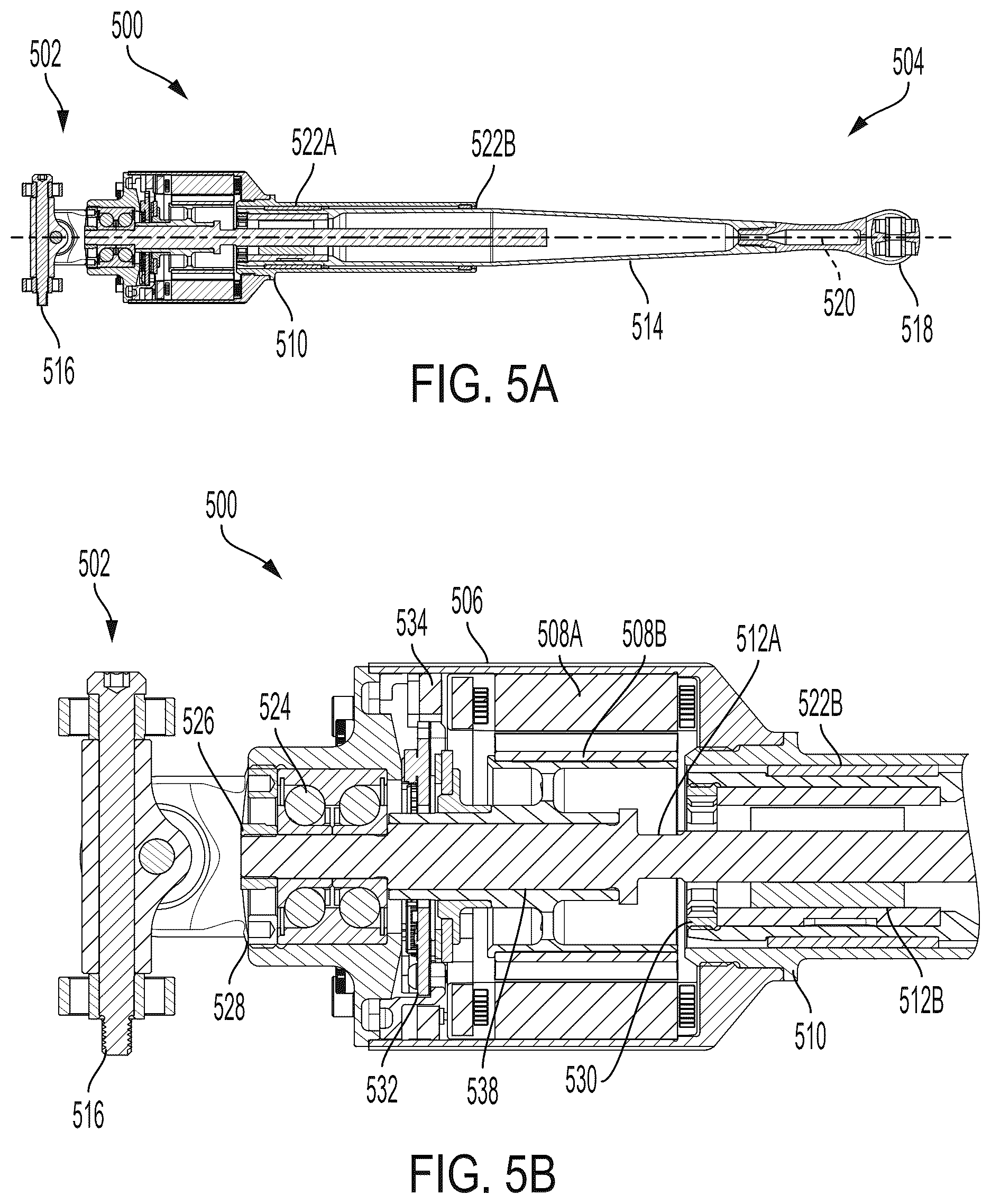 Patent US12564940 Figure 5 – Screw actuator