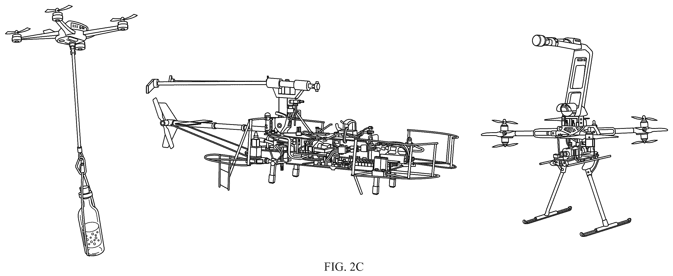 Patent US12564943 Figure 4 – Aerial continuum manipulator with kinematics for variable loading and minimal tendon-slacking