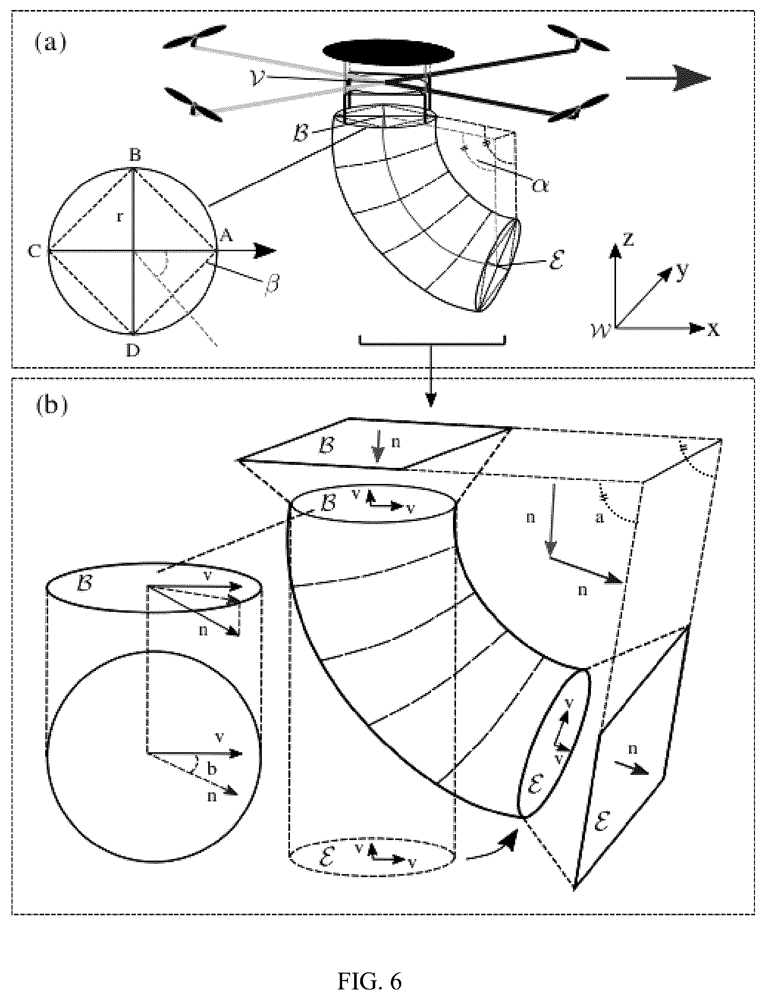 Patent US12564943 Figure 9 – Aerial continuum manipulator with kinematics for variable loading and minimal tendon-slacking