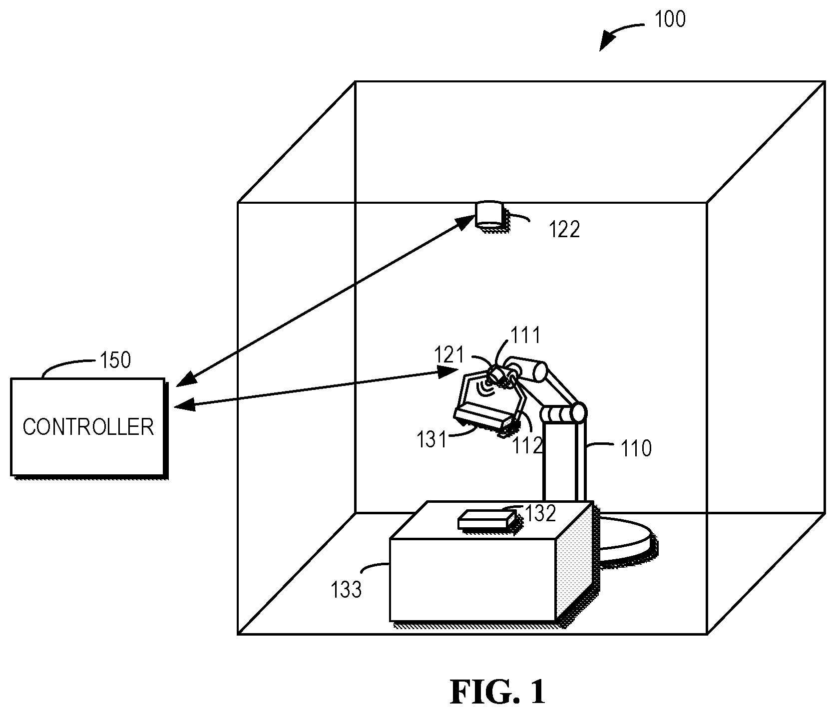 Patent US12564945 — System and method for controlling the robot, electronic device and computer readable medium — Figure 1