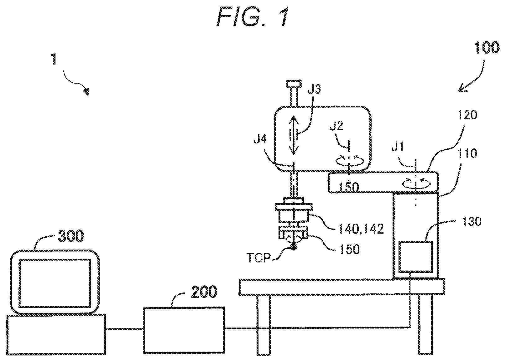 Patent US12564950 Figure 1 – Robot control method, robot control system, and robot control program