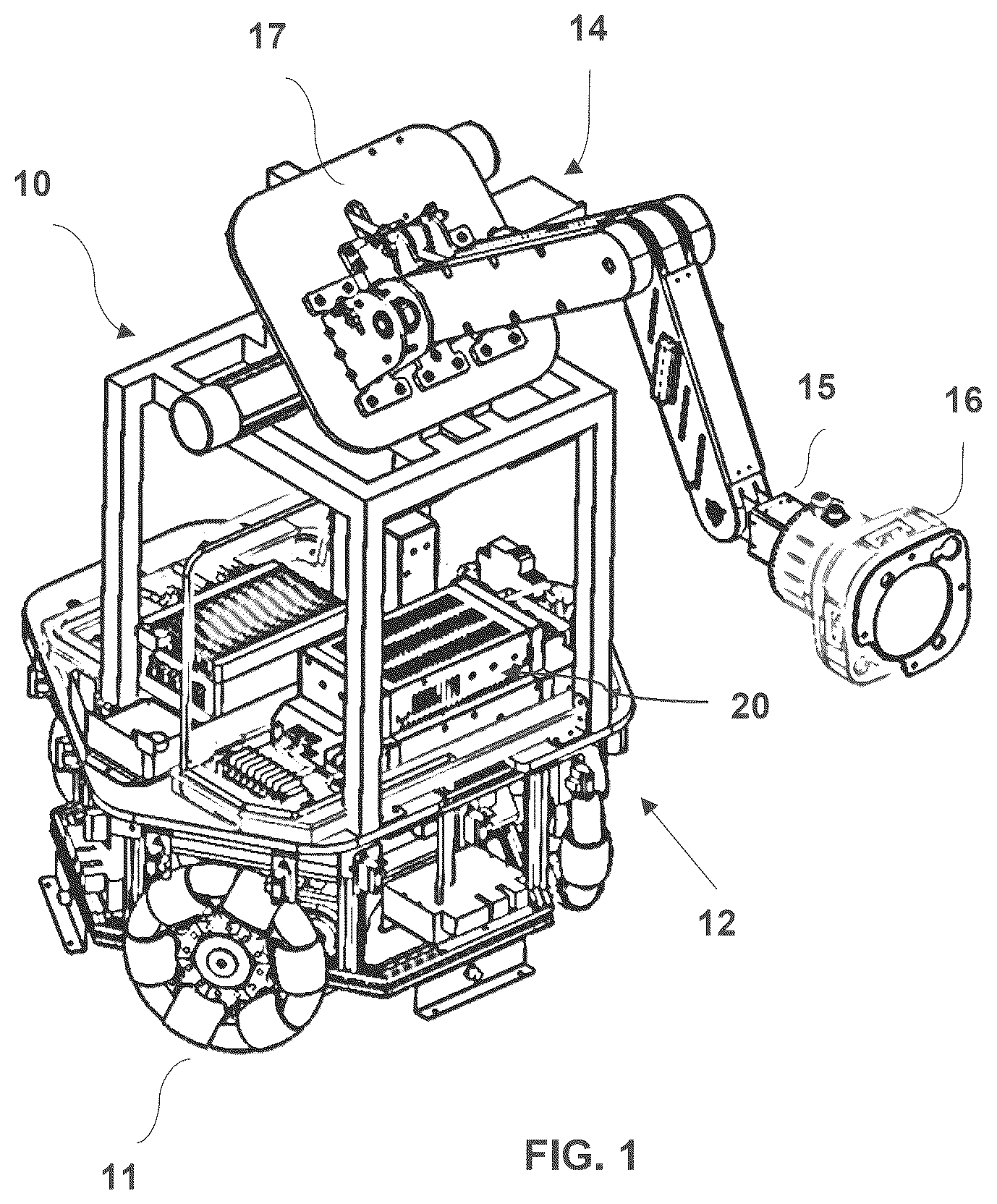 Patent US12564951 Figure 1 – Disinfection robots