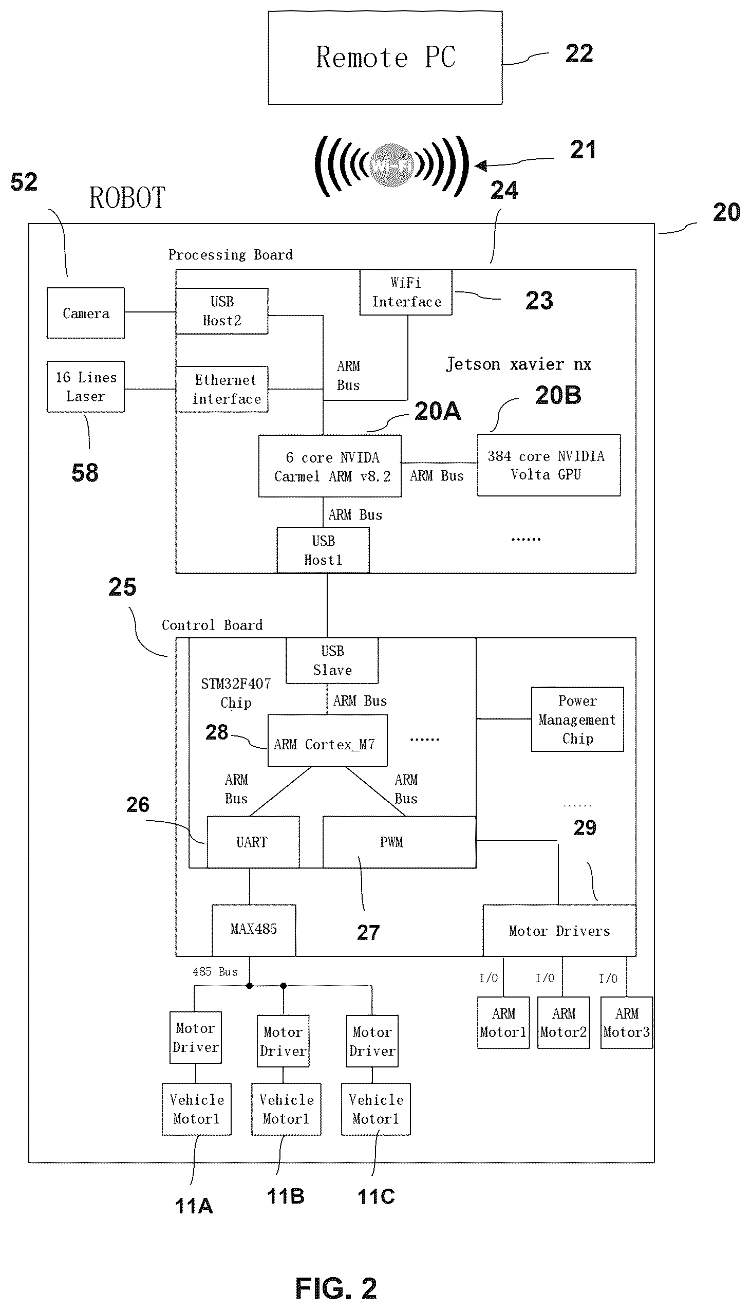 Patent US12564951 Figure 2 – Disinfection robots