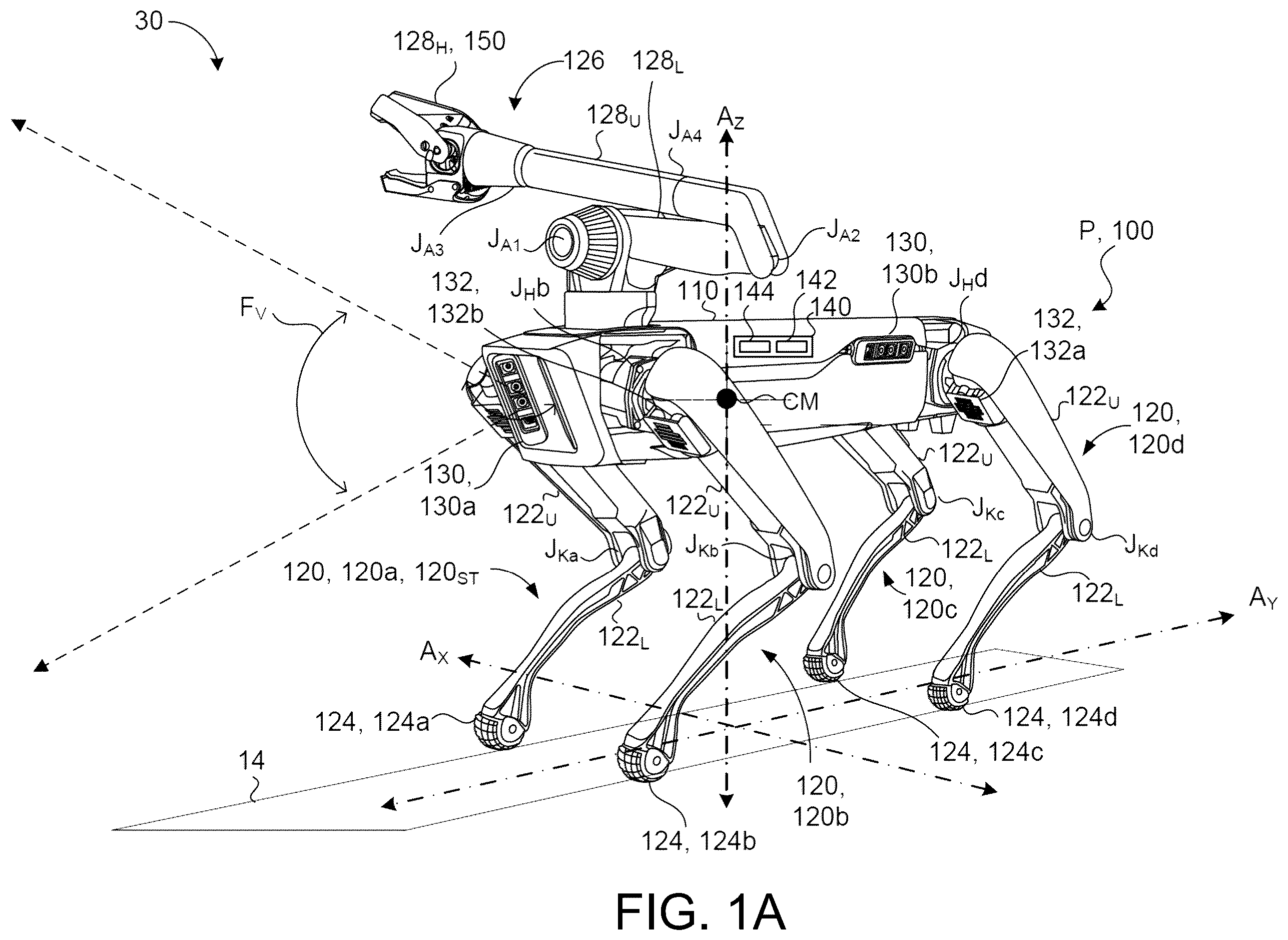Patent US12564955 Figure 1 – Modeling robot self-occlusion for localization