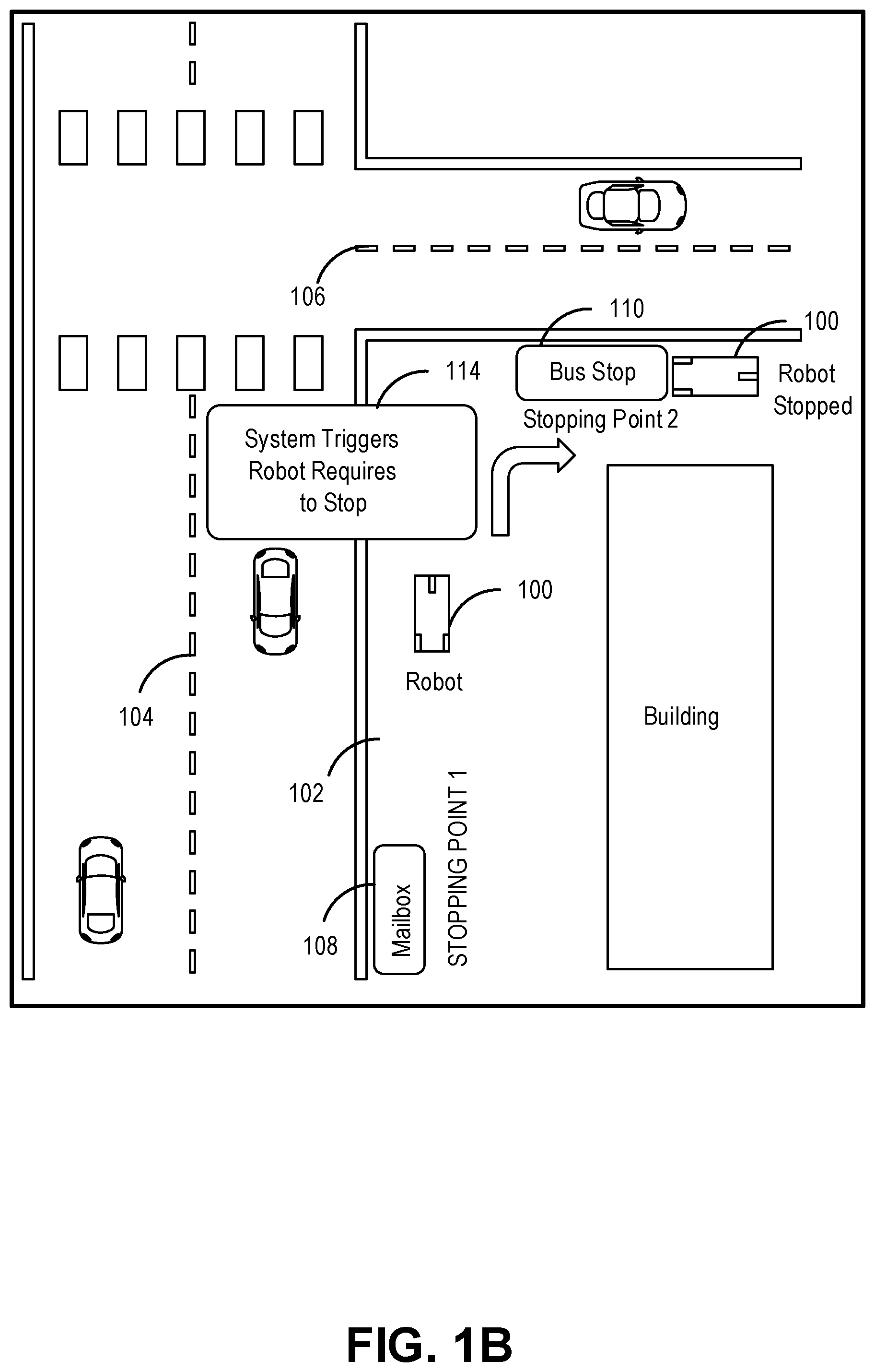 Patent US12564958 Figure 2 – Controlling a mobile robot