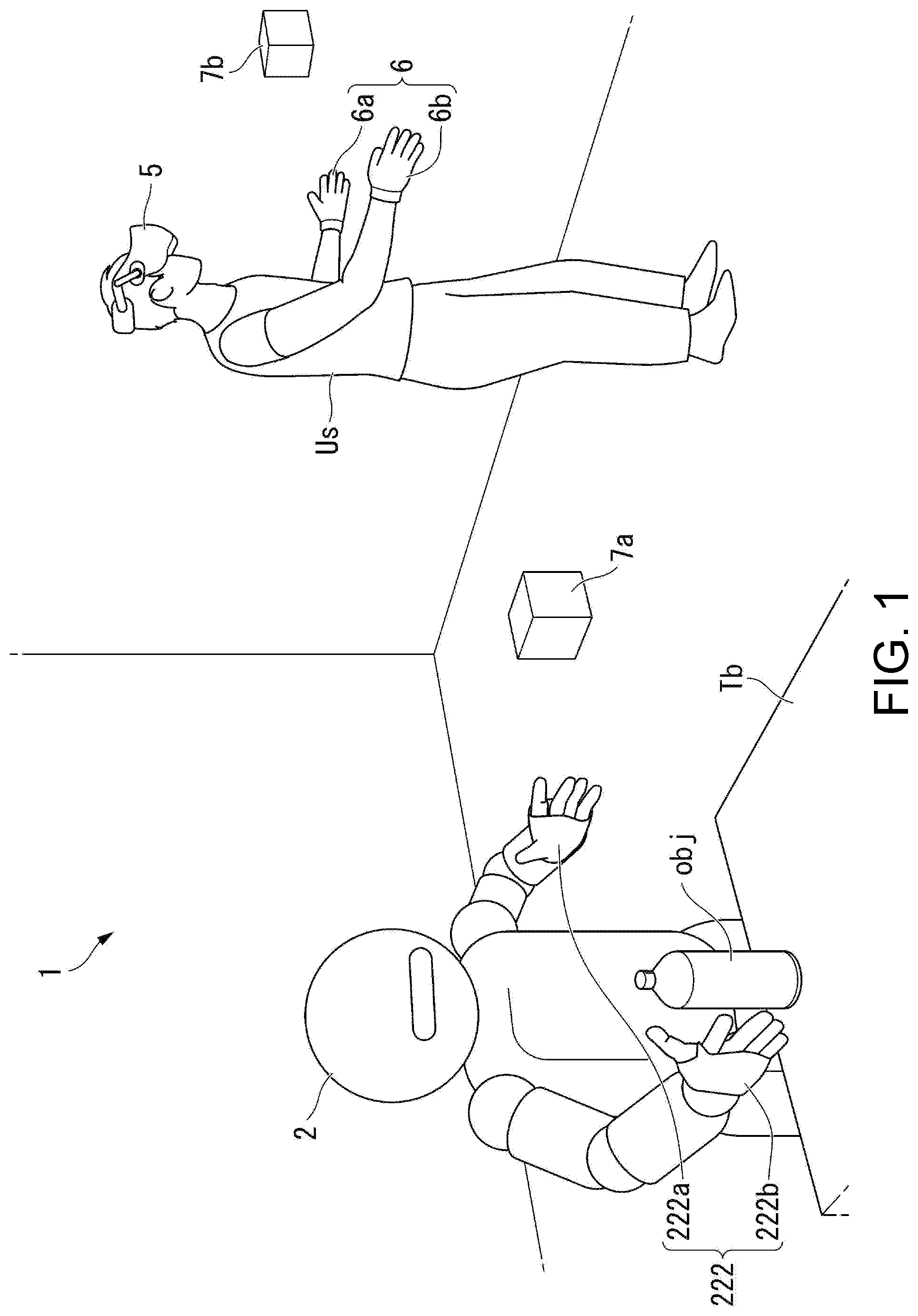Patent US12564962 Figure 1 – Robot remote operation control device, robot remote operation control system, robot remote operation control method, and non-transitory computer readable medium