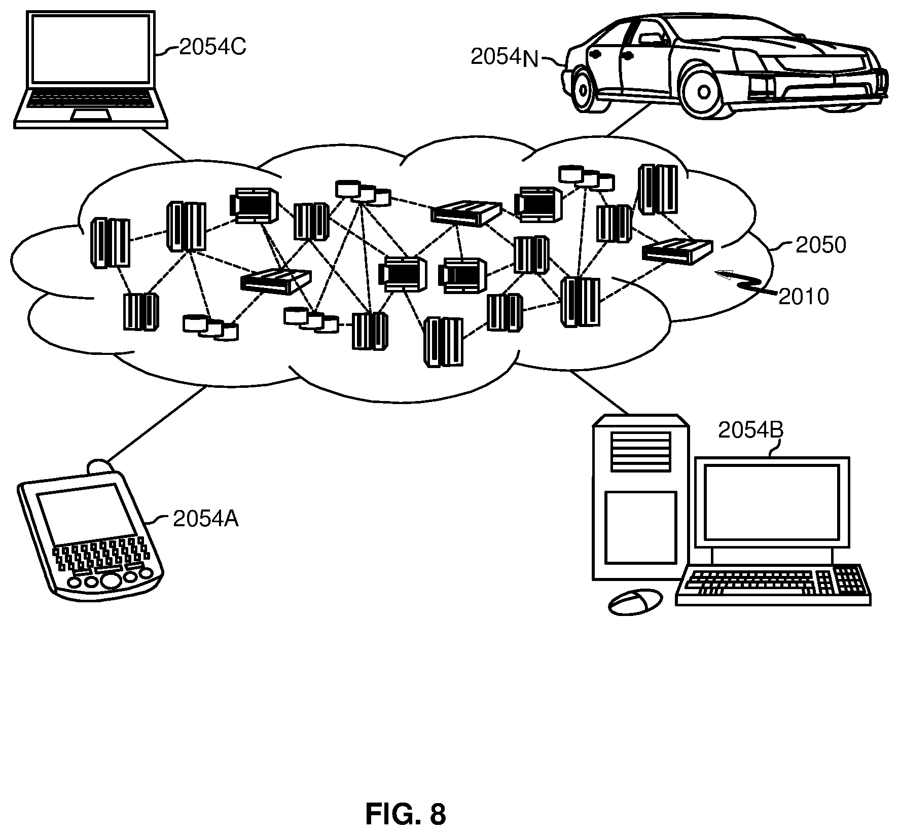Patent US12564964 Figure 8 – Adaptive navigation using artificial intelligence for enhancing task performance in autonomous roaming robotic devices