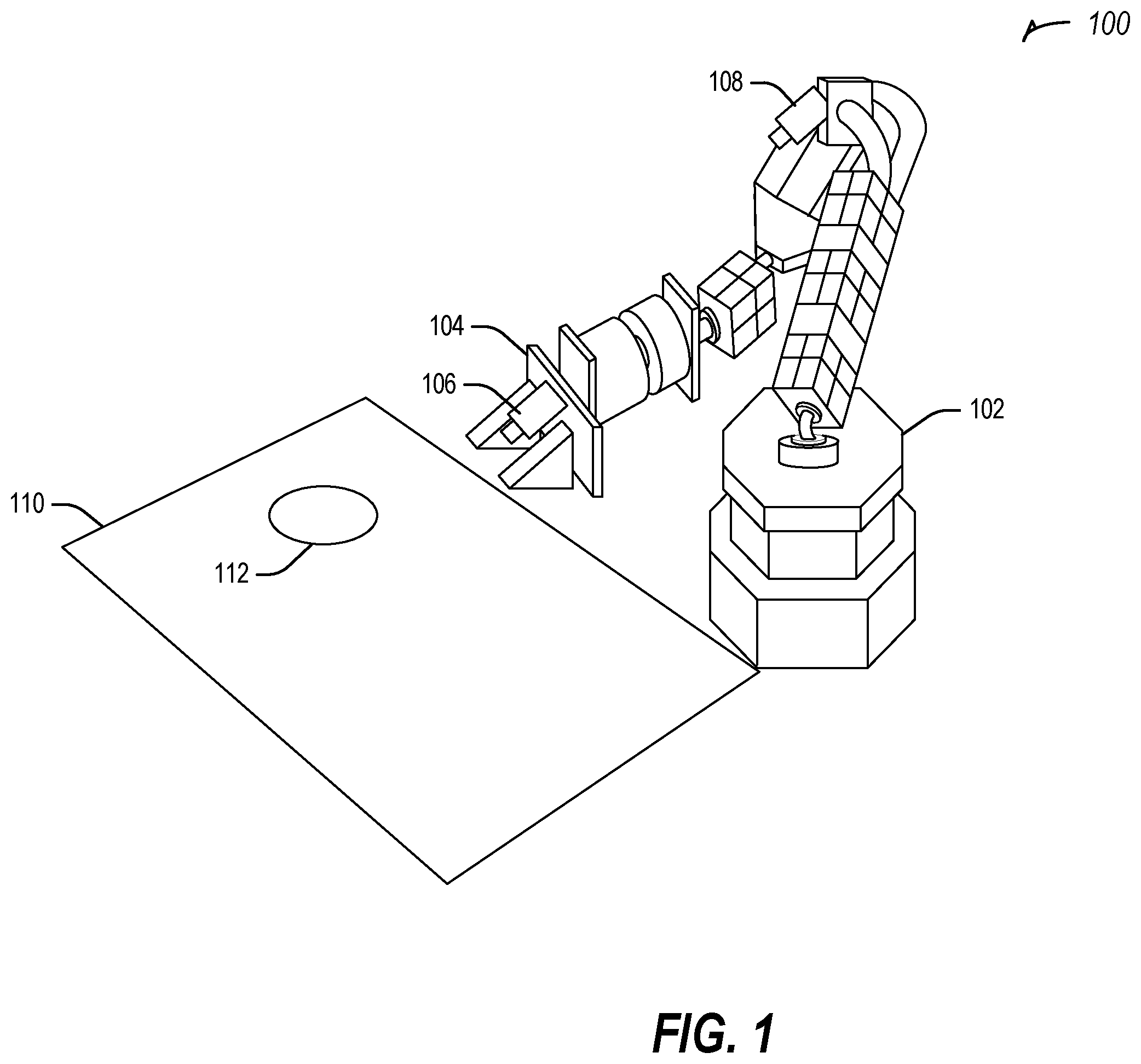 Patent US12564965 Figure 1 – Camera and end-effector planning for visual servoing