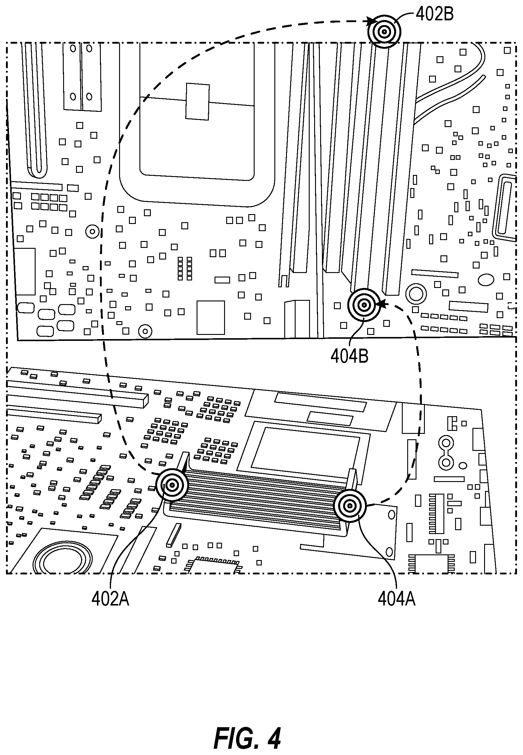 Patent US12564965 Figure 4 – Camera and end-effector planning for visual servoing