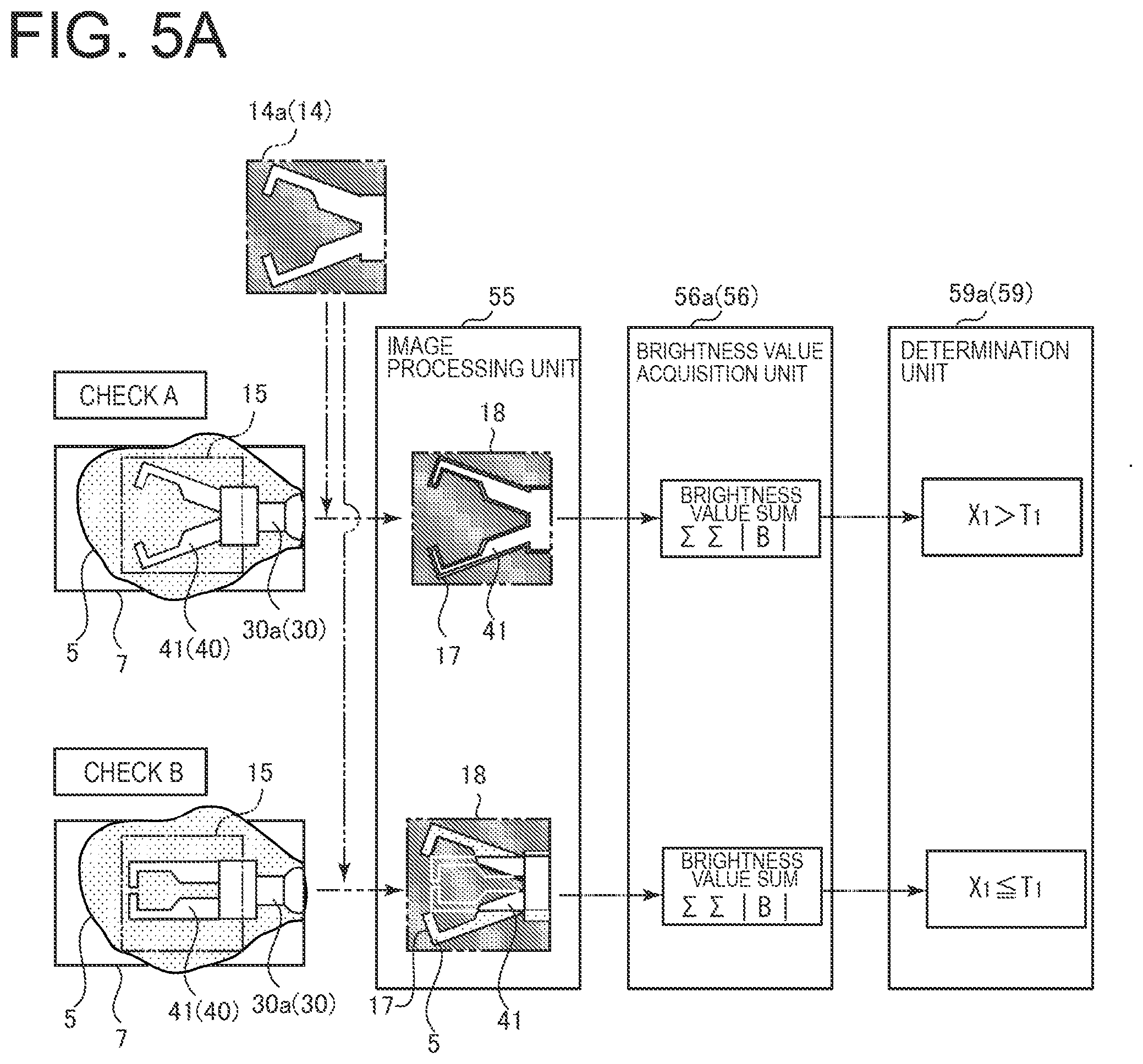 Patent US12564966 Figure 5 – Tool checking device, storage device storing tool checking program, and tool checking method for robot arm