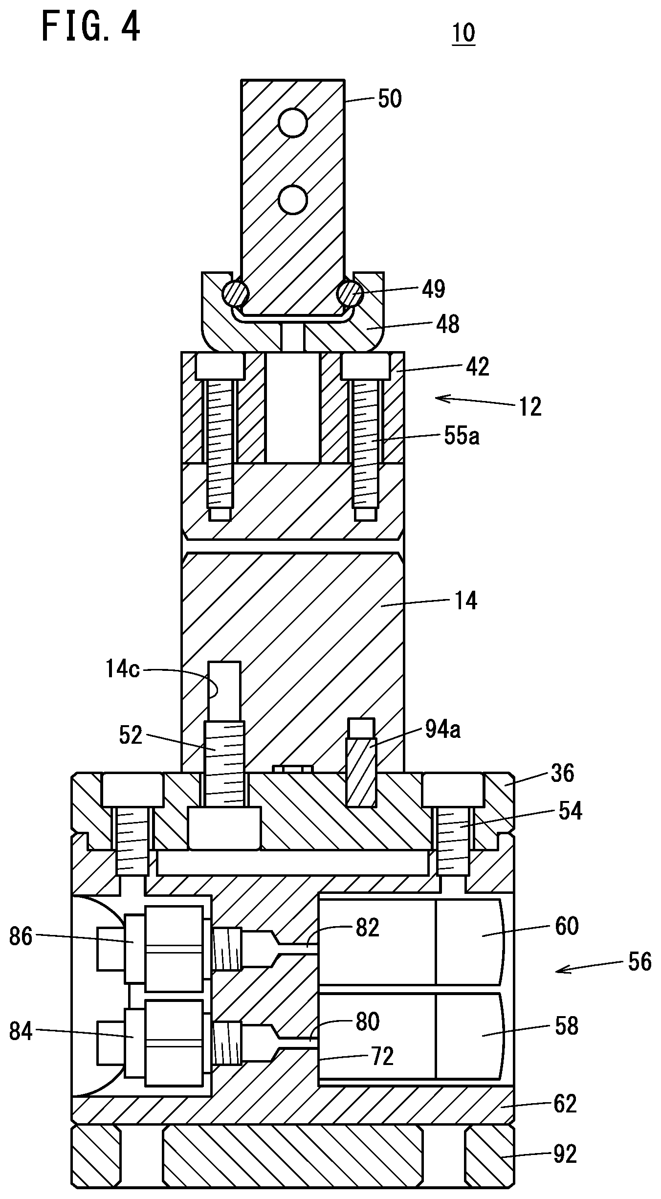 Patent US12564971 Figure 4 – Air chuck having first and second solenoid valves