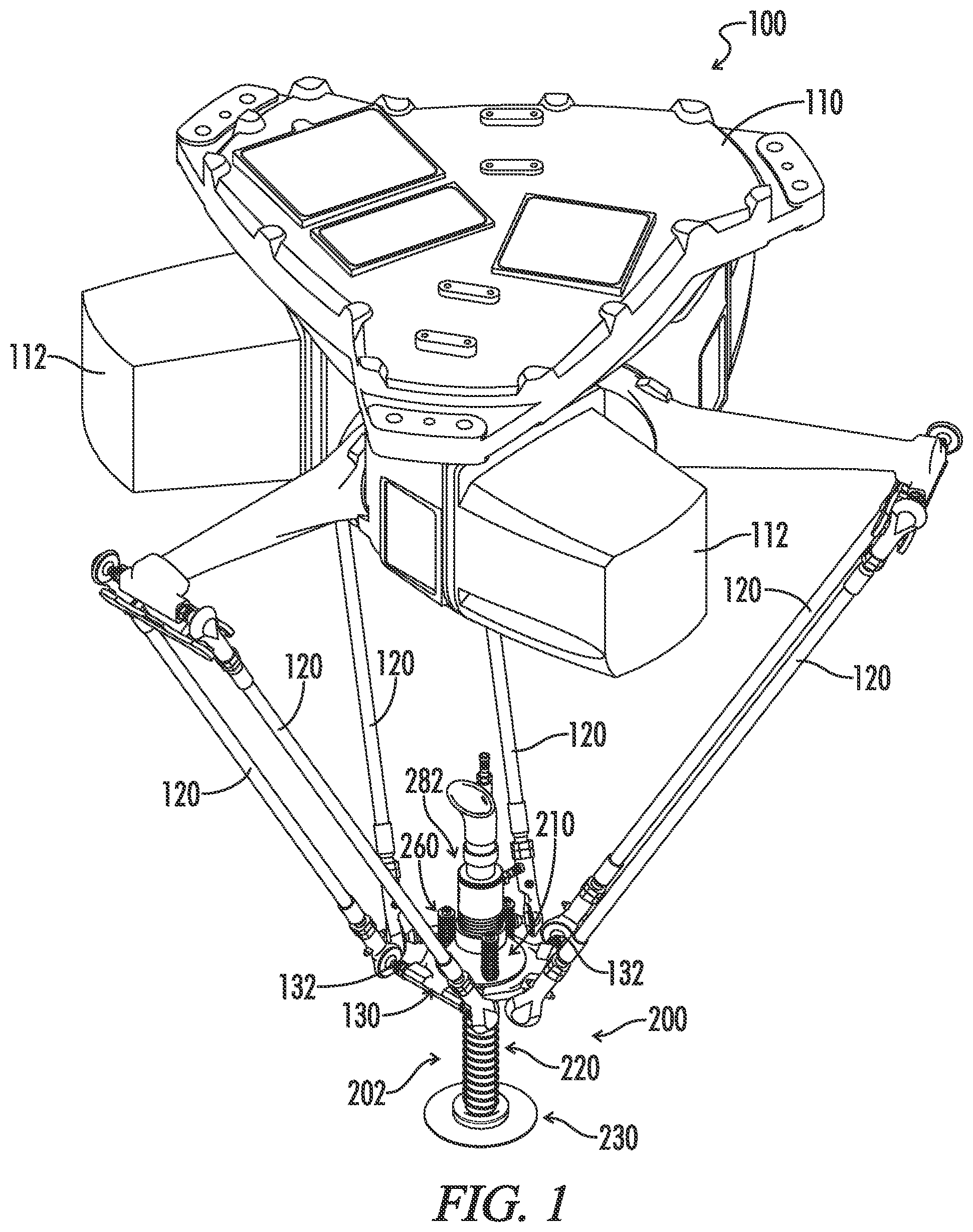 Patent US12564972 Figure 1 – Sliding guide block for robot end effector