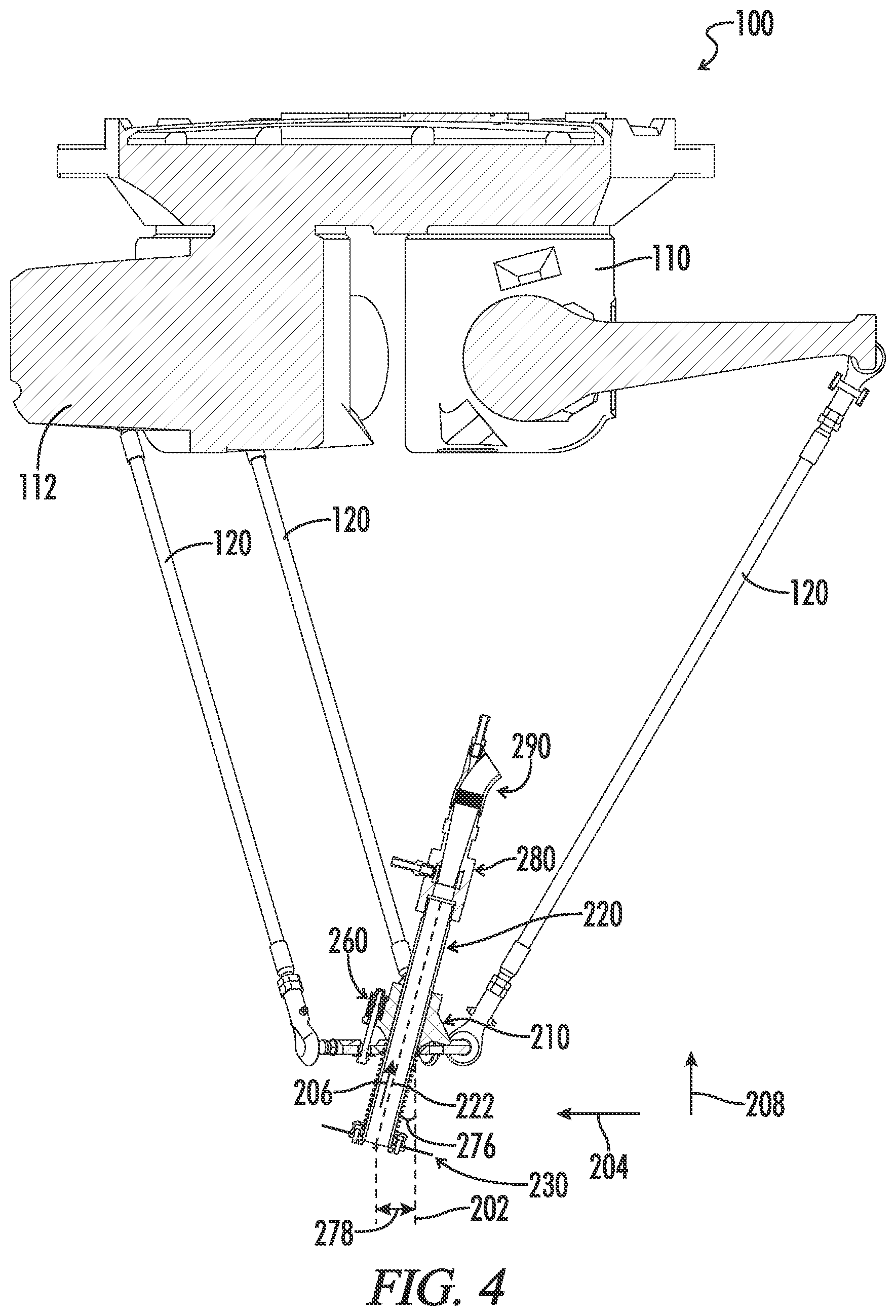 Patent US12564972 Figure 4 – Sliding guide block for robot end effector