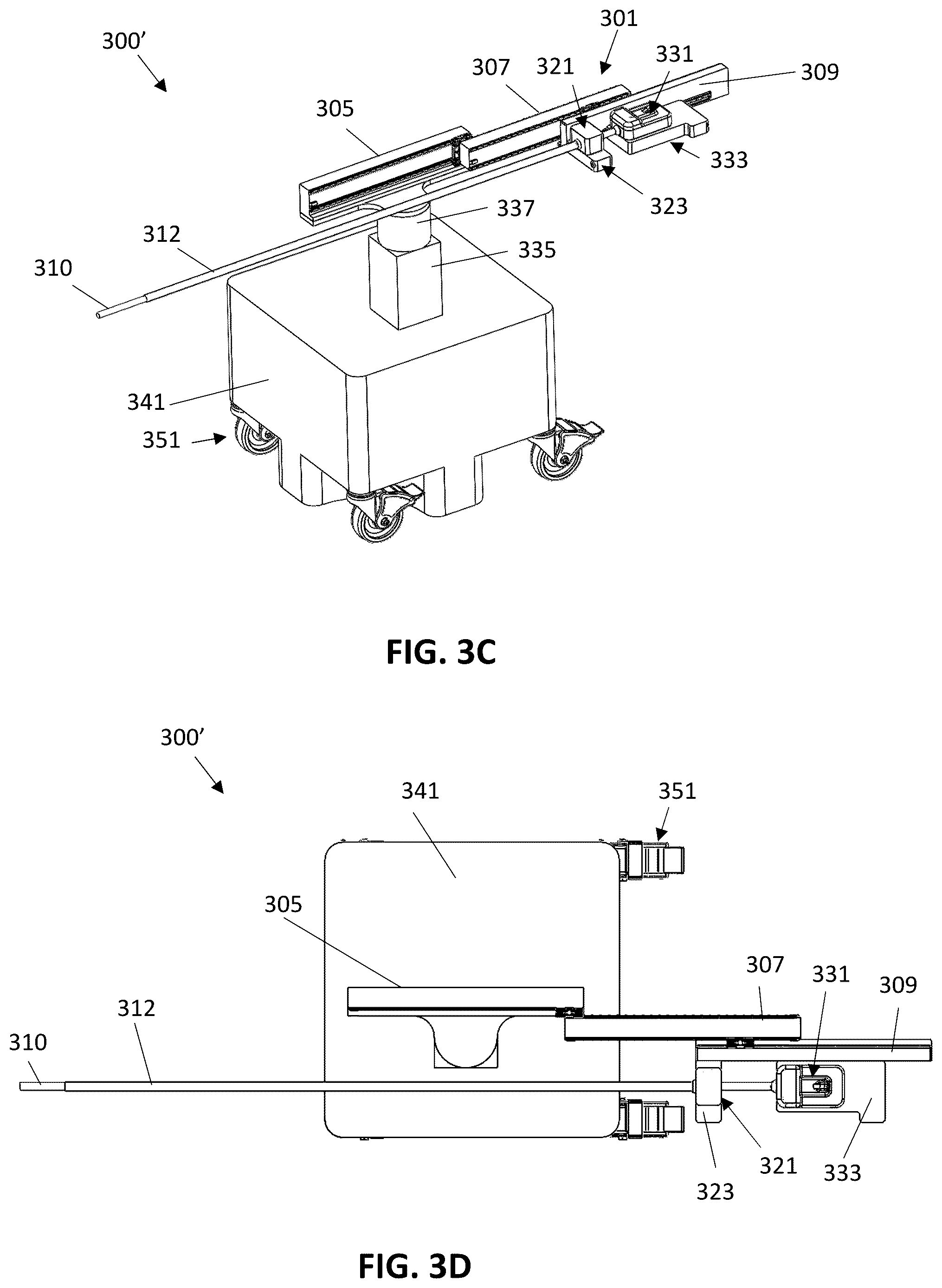 Patent US12564973 Figure 4 – Telescoping robot