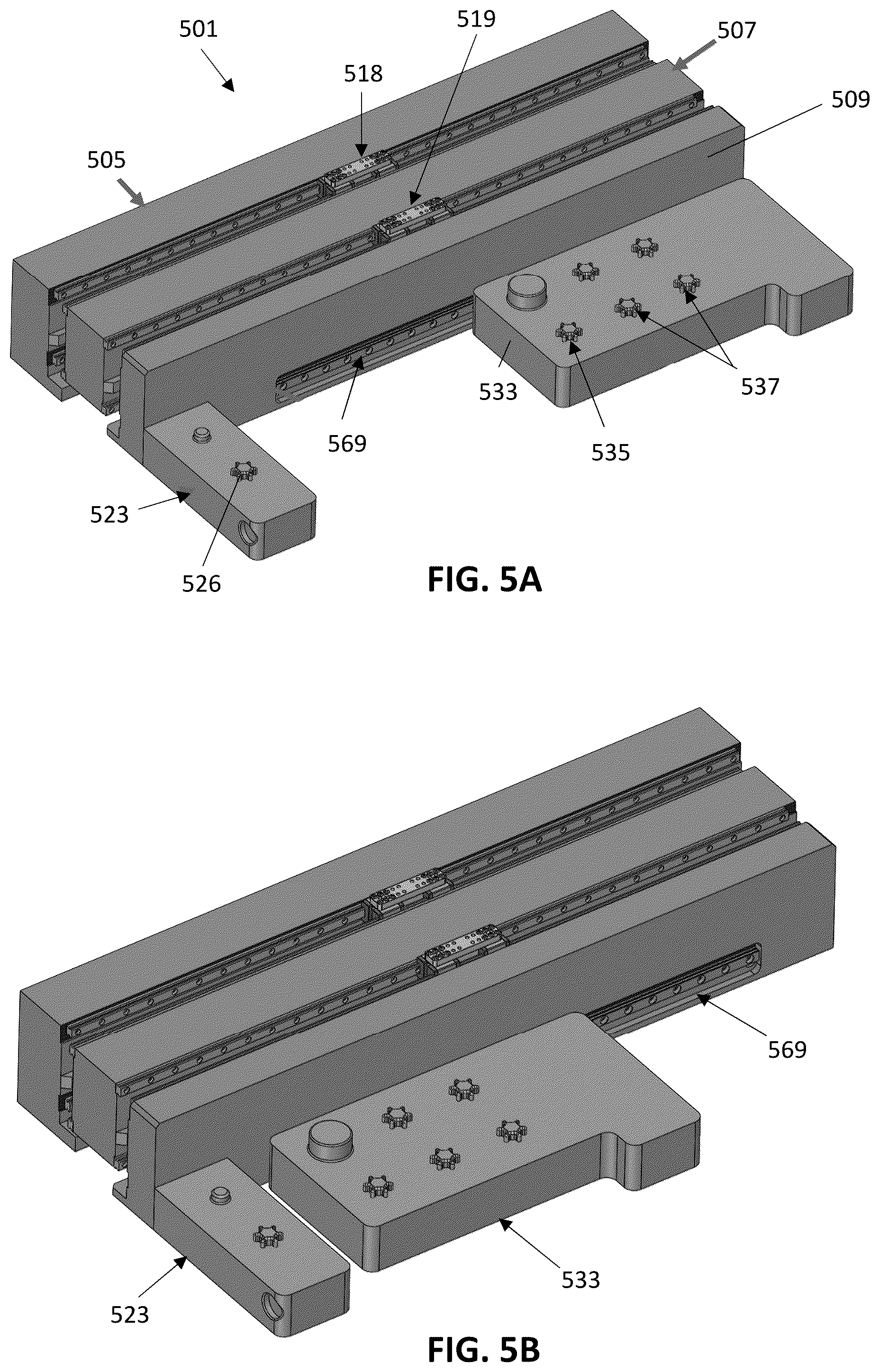Patent US12564973 Figure 6 – Telescoping robot