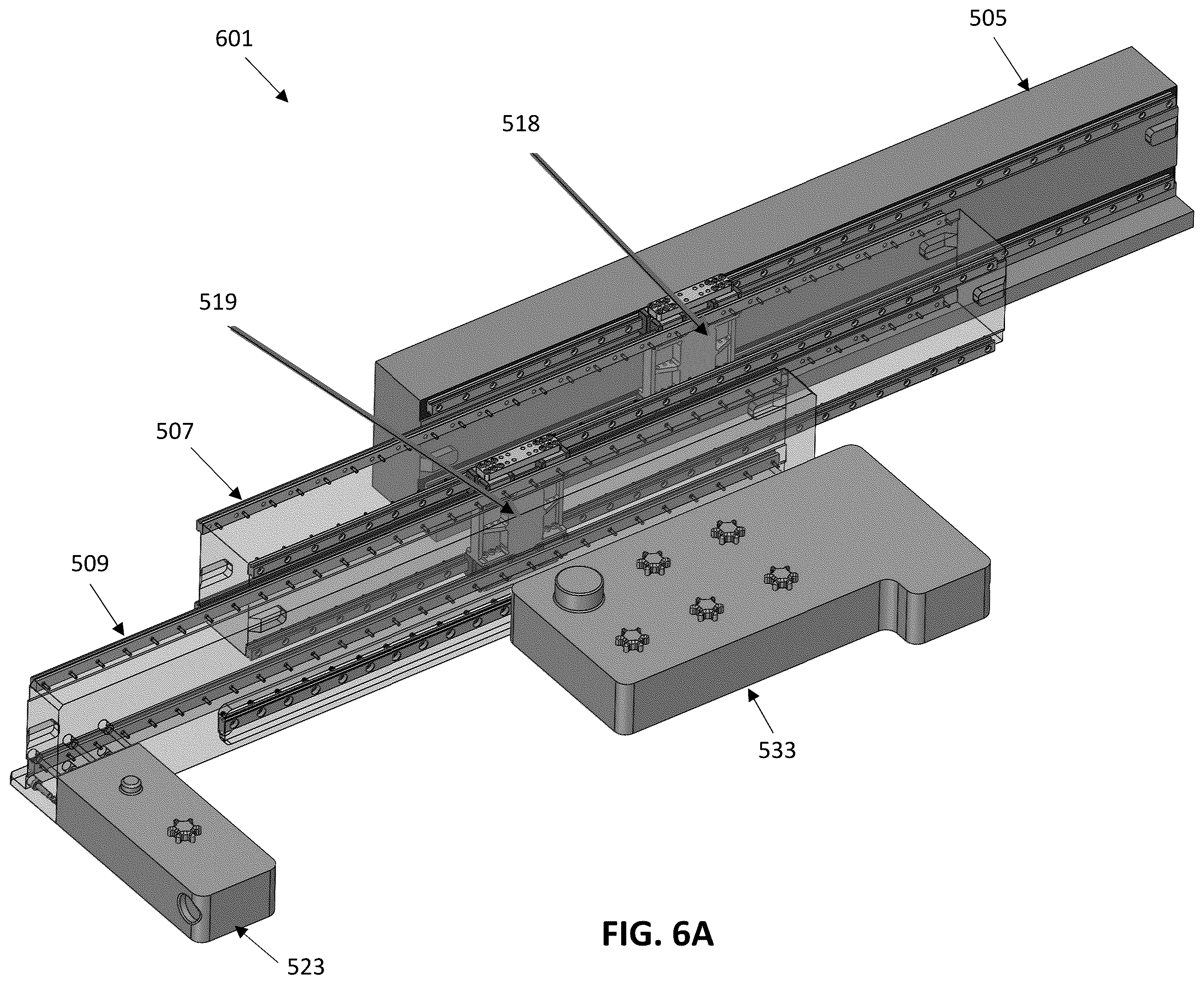 Patent US12564973 Figure 7 – Telescoping robot