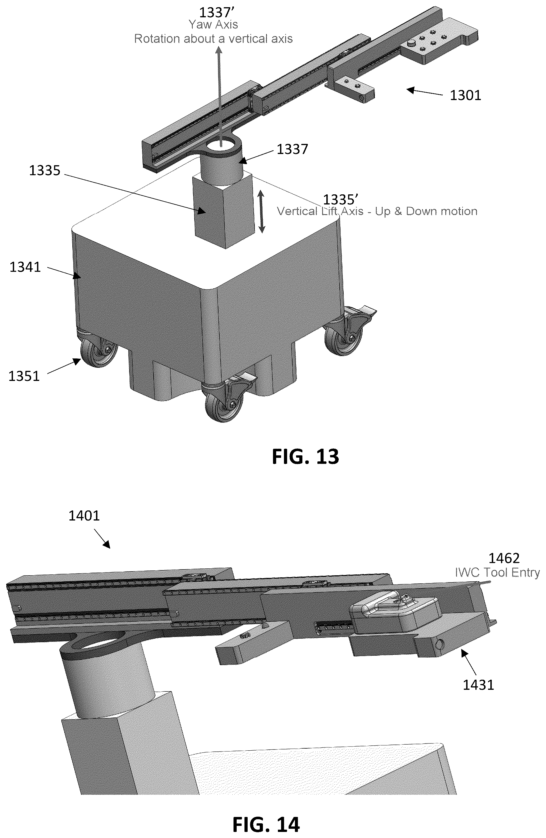 Patent US12564973 Figure 19 – Telescoping robot