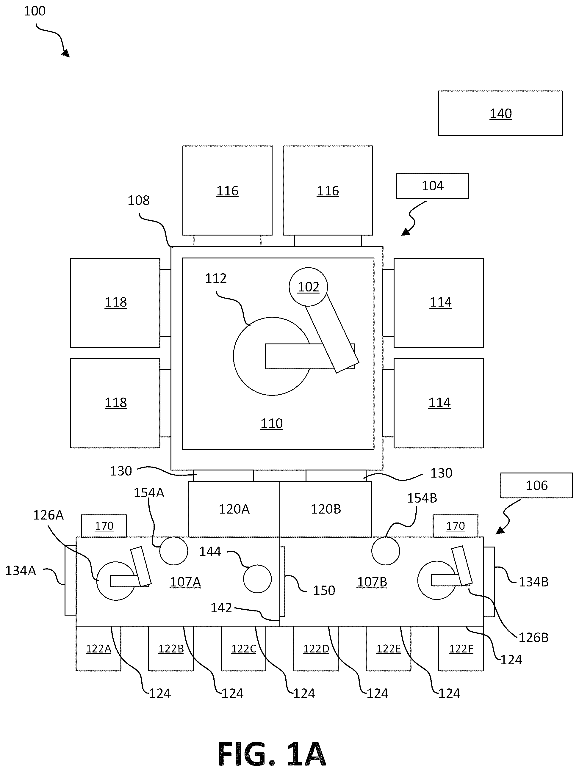 Patent US12564974 Figure 1 – Factory interface with redundancy