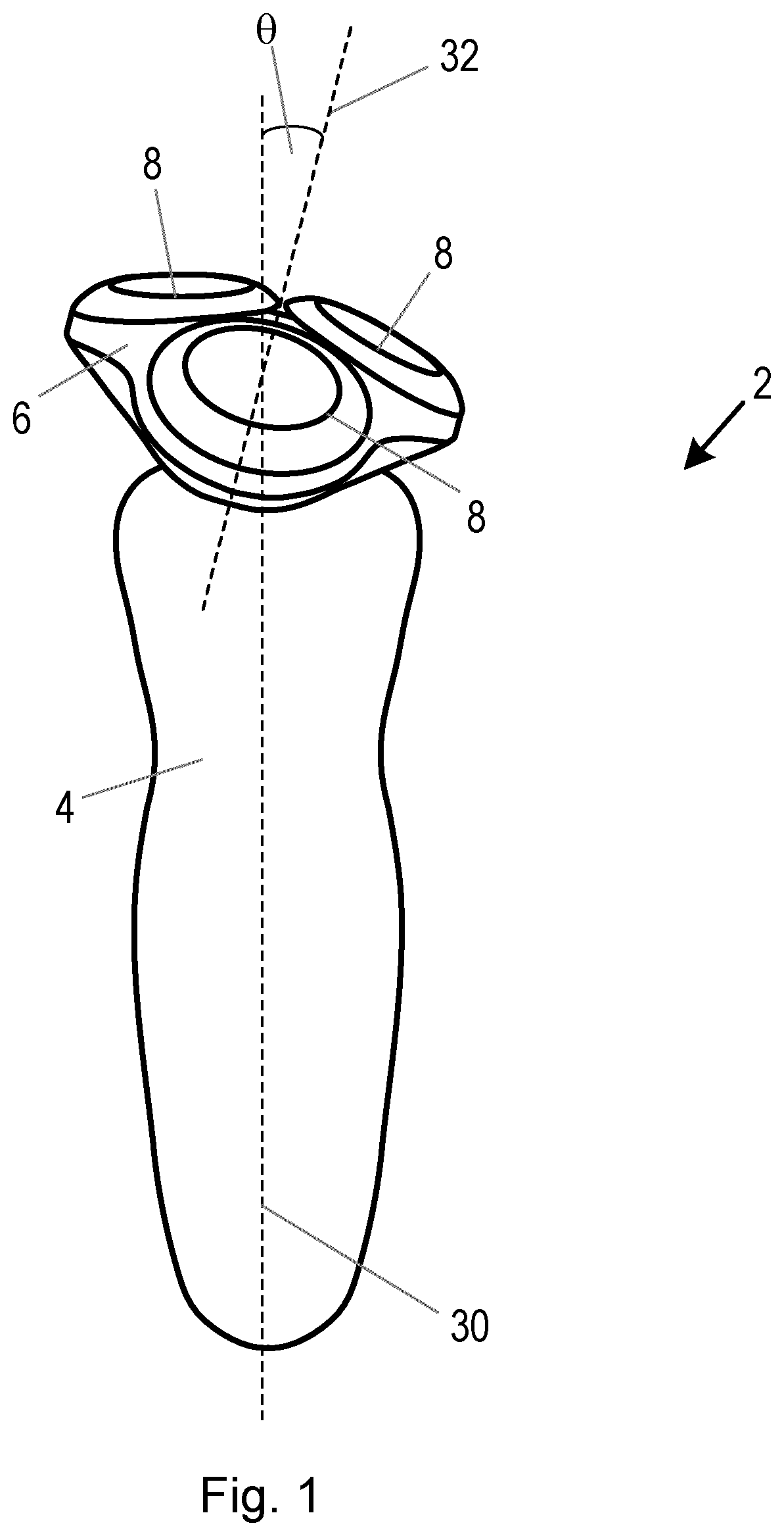 Patent US12564975 Figure 1 – Determining a device location on a body part