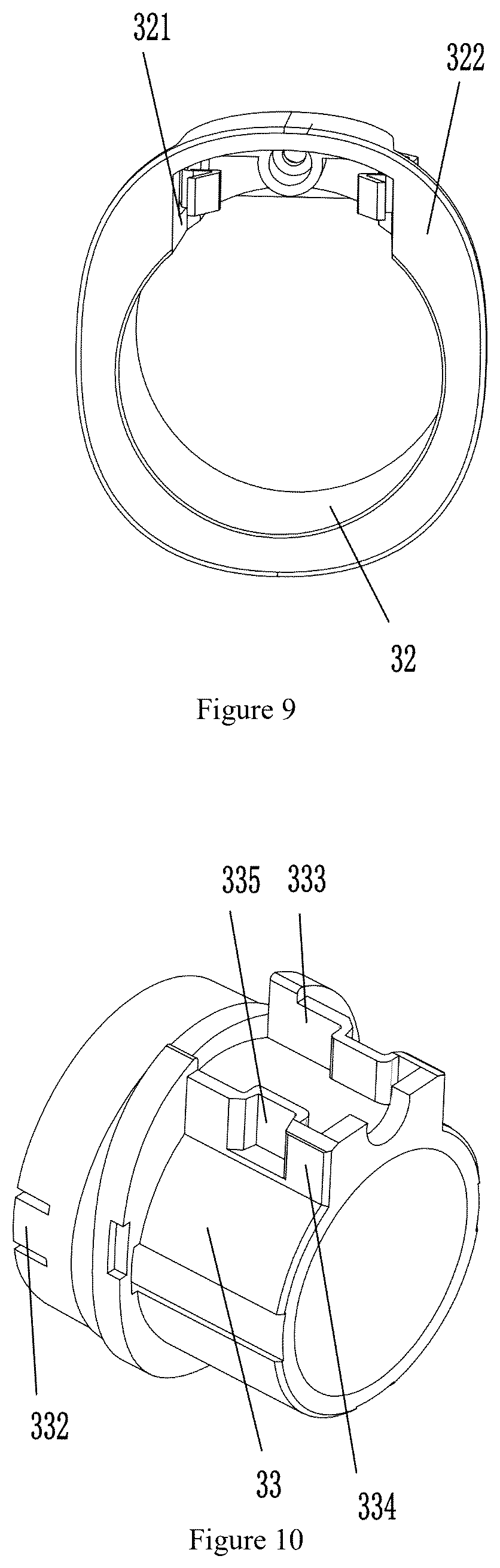 Patent US12564976 Figure 6 – Handheld electric pet trimming device