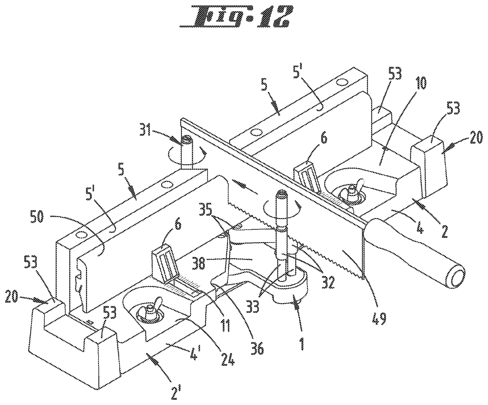 Patent US12564980 Figure 8 – Cutting load and/or bevel