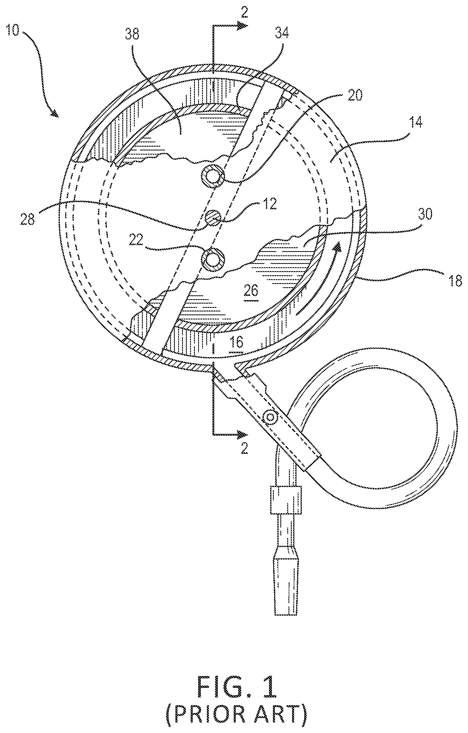 Patent US12564984 Figure 1 – Wallboard slurry mixer configured for reducing water:stucco ratio