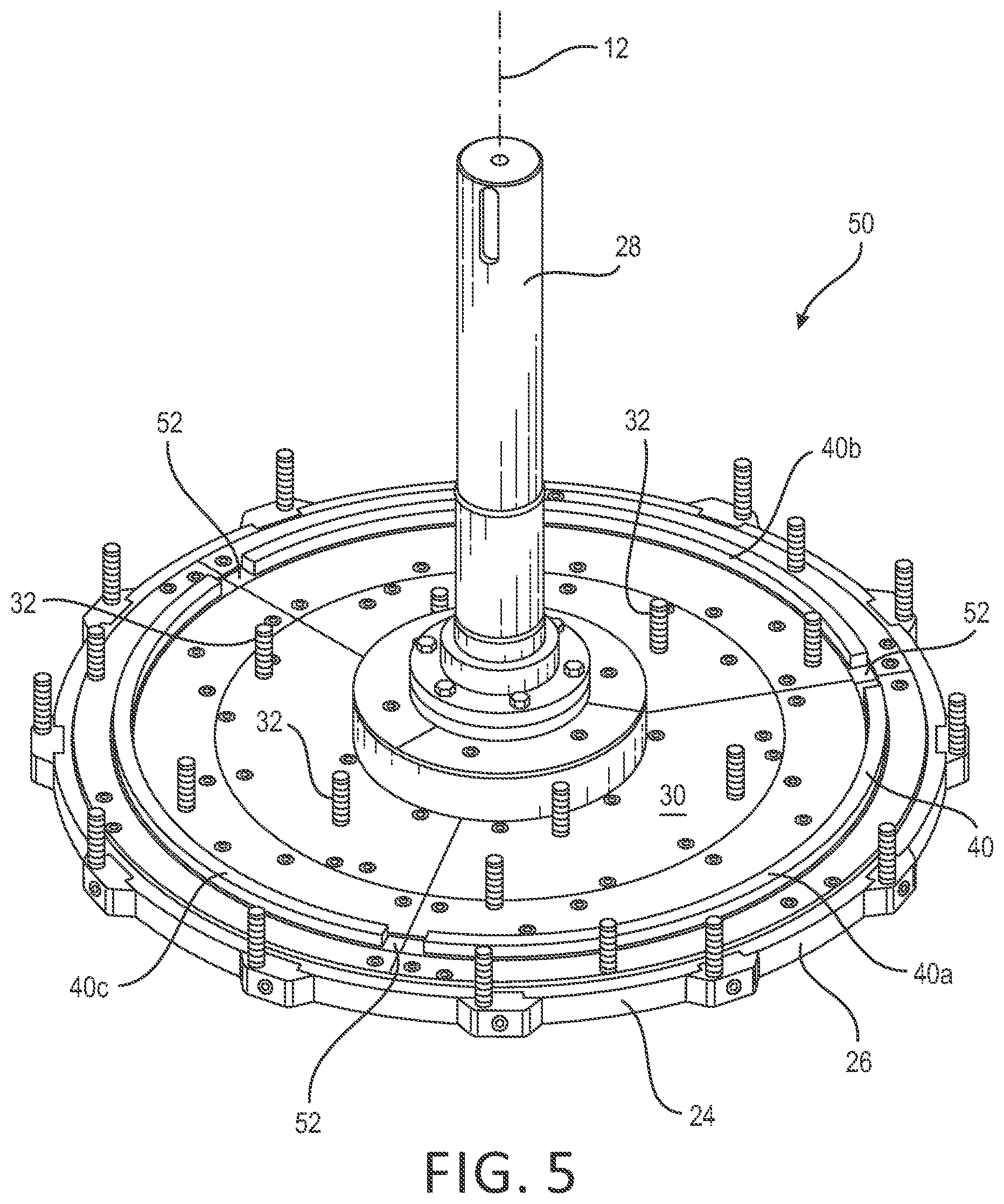 Patent US12564984 Figure 4 – Wallboard slurry mixer configured for reducing water:stucco ratio