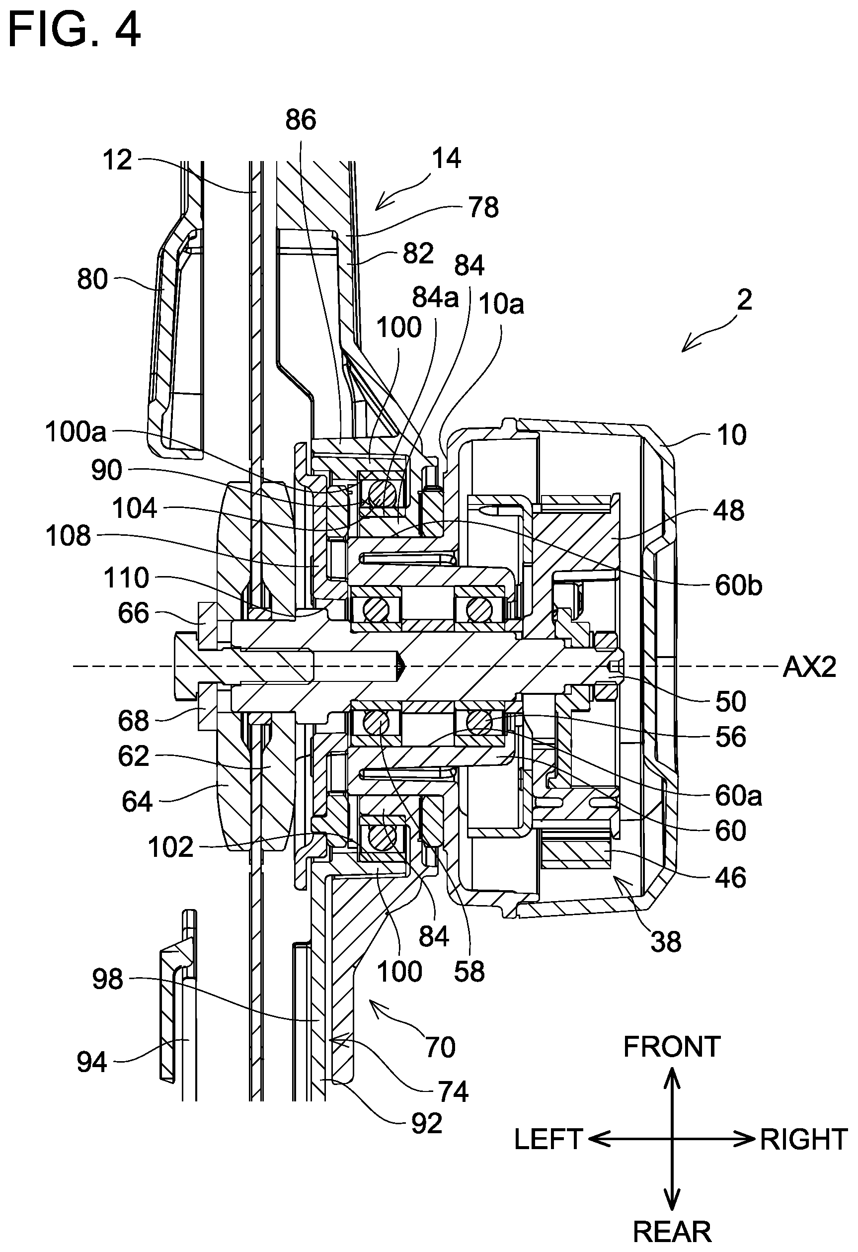 Patent US12564985 Figure 4 – Working machine