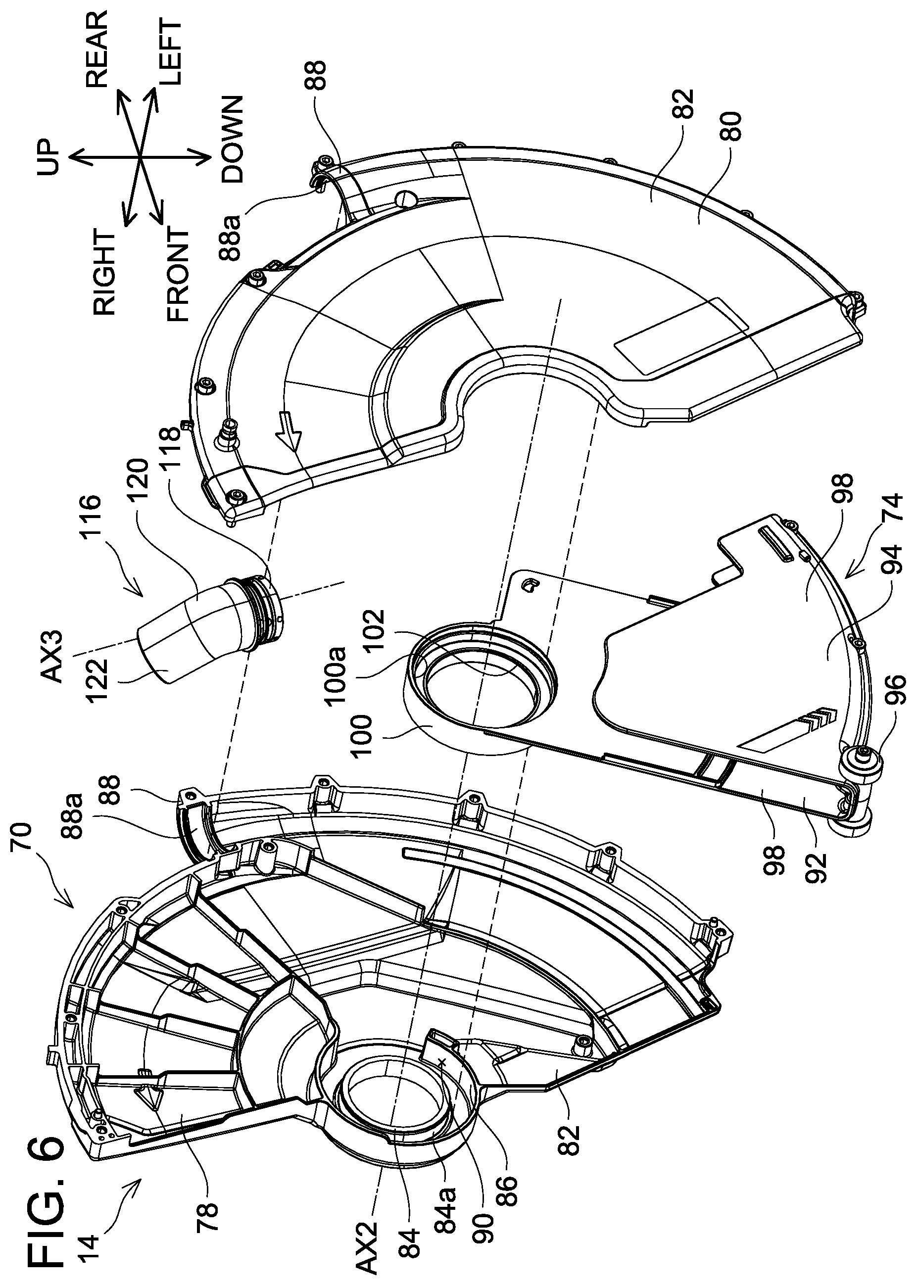 Patent US12564985 Figure 6 – Working machine