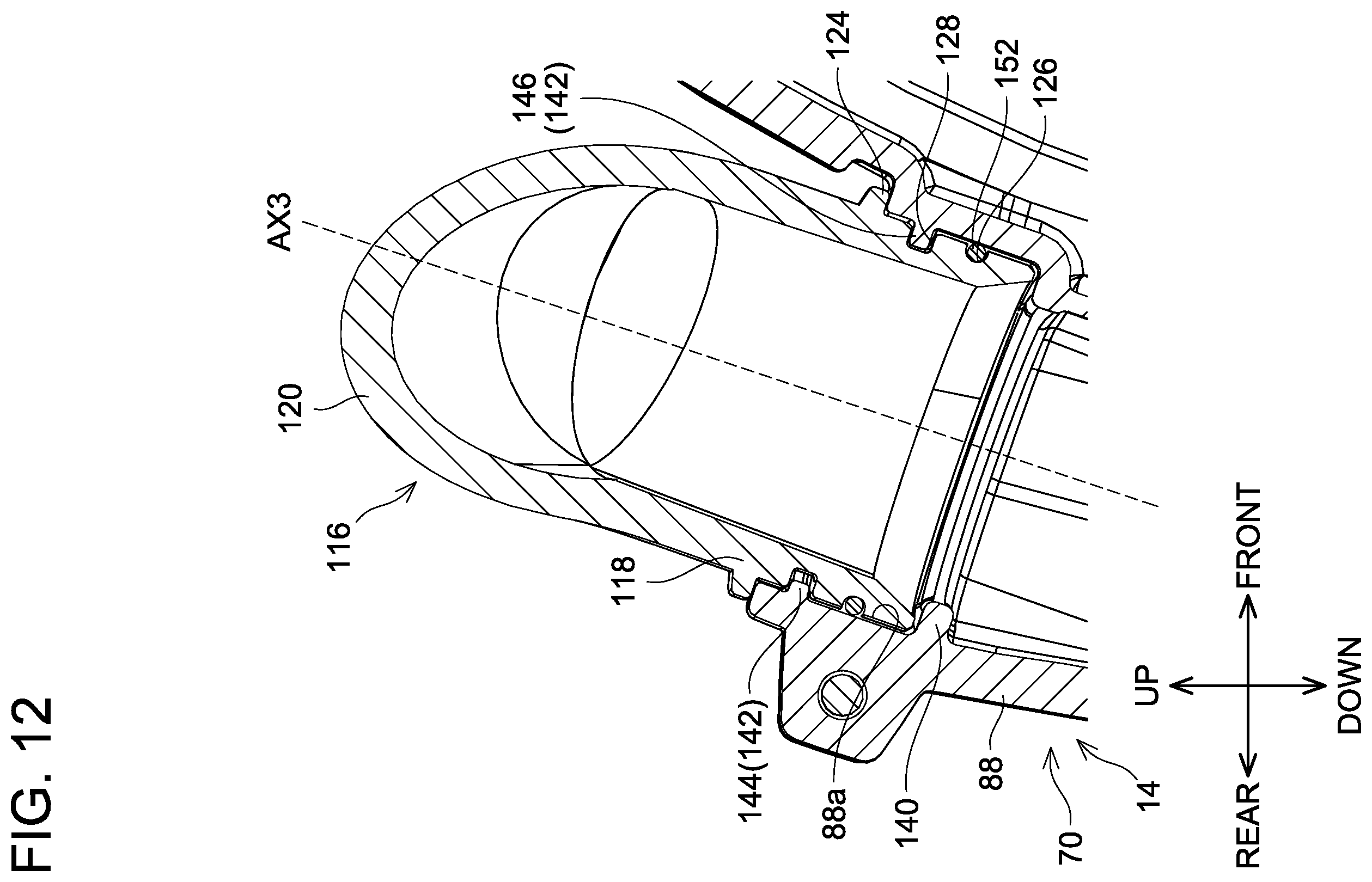 Patent US12564985 Figure 12 – Working machine