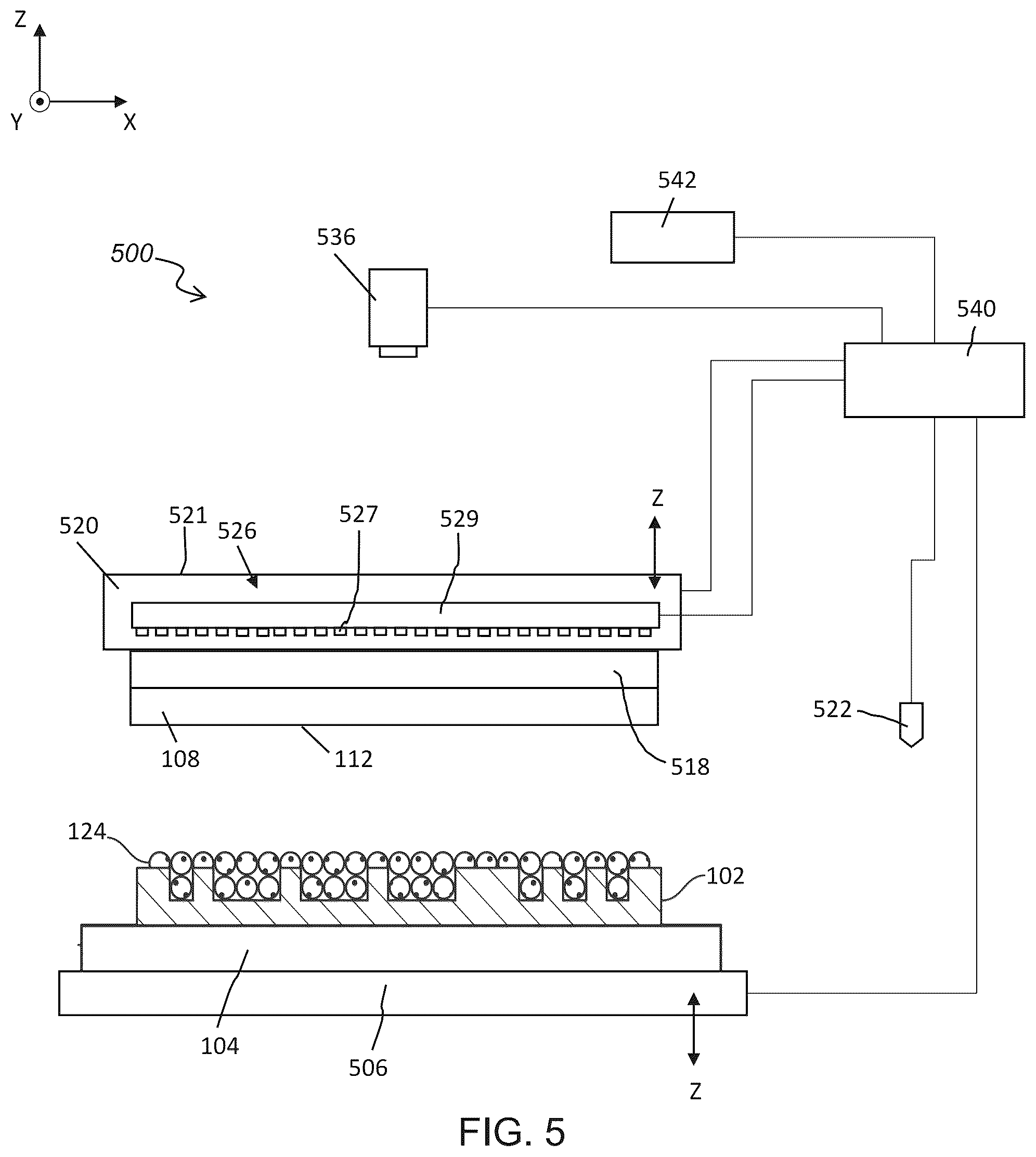 Patent US12564987 Figure 5 – Apparatus and method for curing formable material
