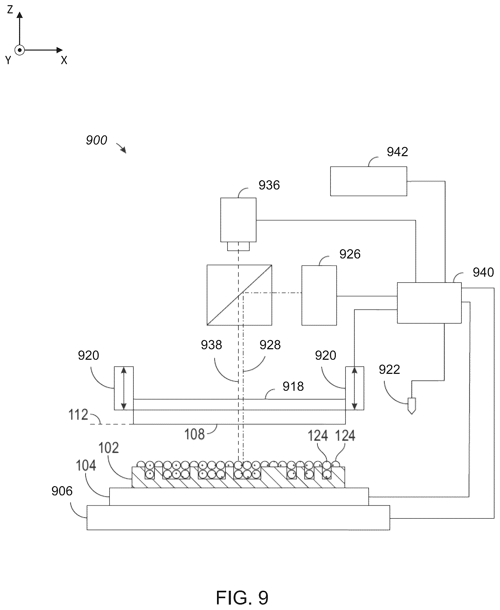 Patent US12564987 Figure 9 – Apparatus and method for curing formable material