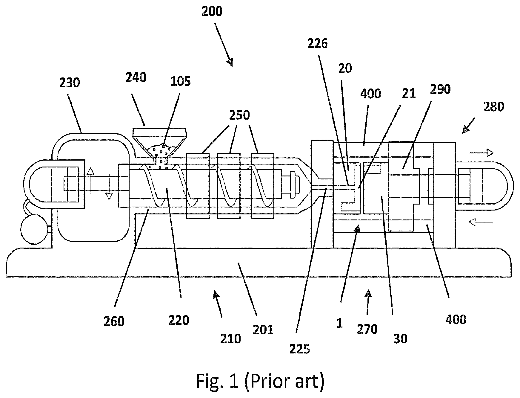 Patent US12564990 Figure 1 – Main guide rail with internal track