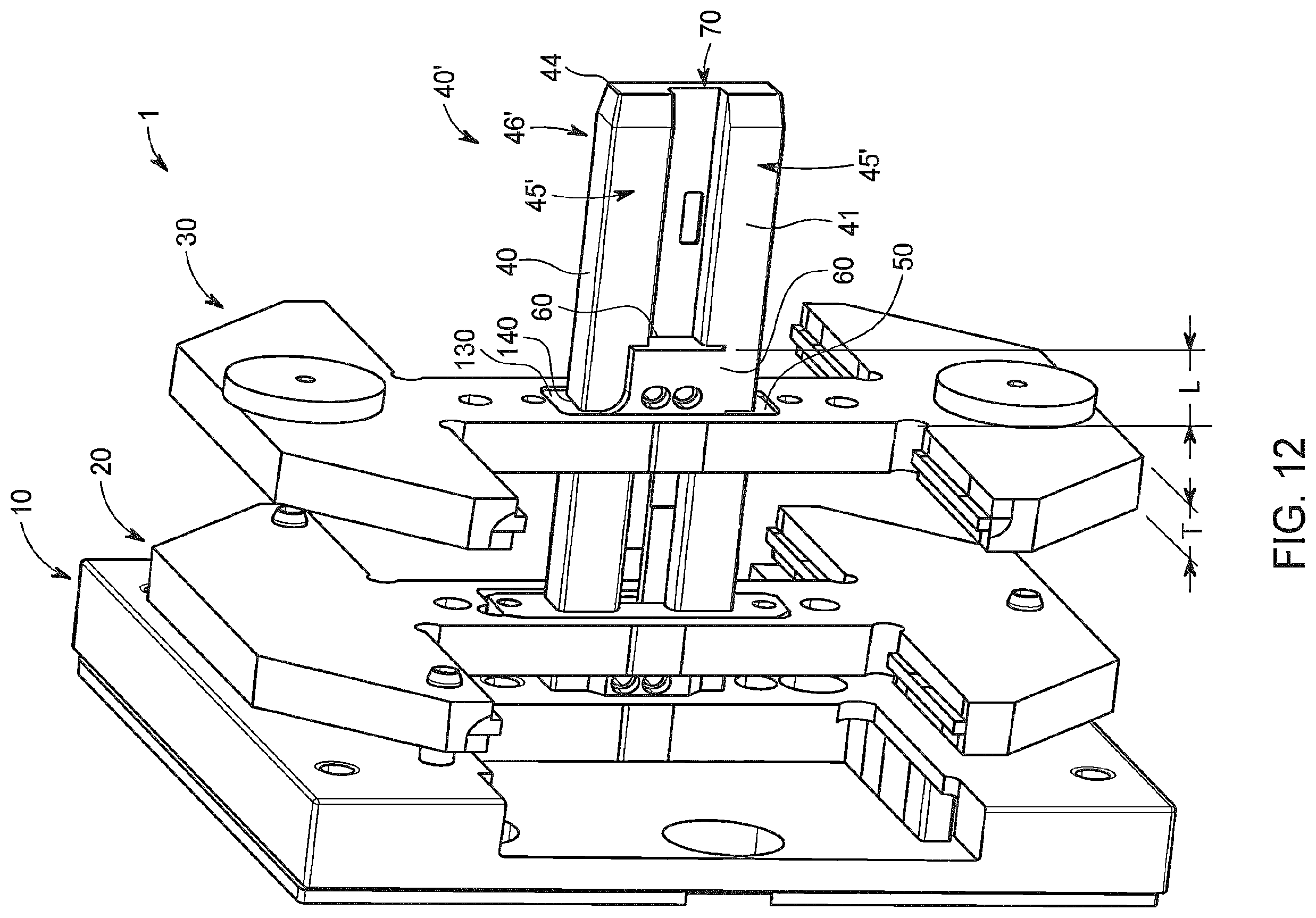 Patent US12564990 Figure 9 – Main guide rail with internal track
