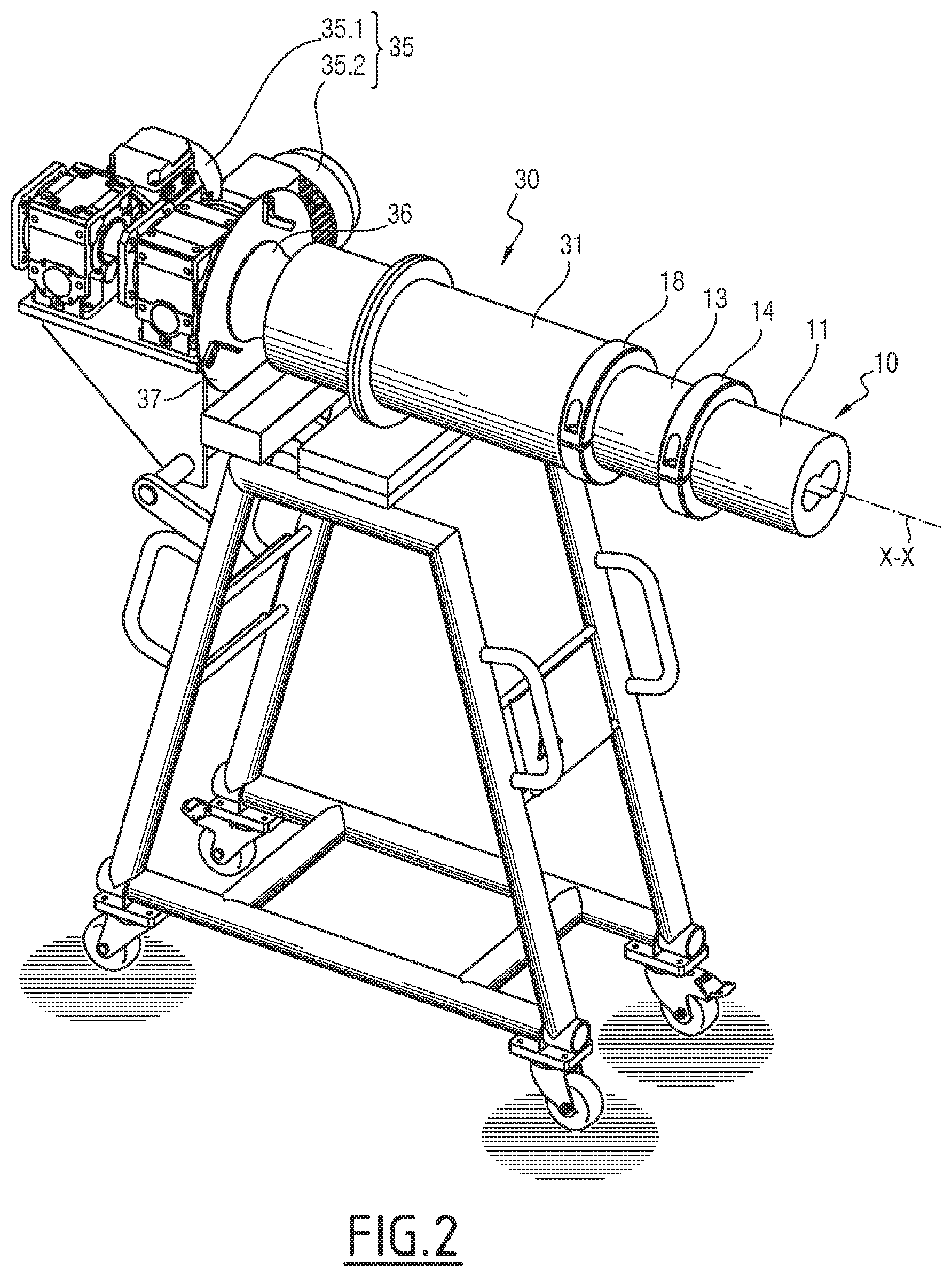 Patent US12564993 Figure 2 – Nozzle for extruding a material rich in protein and water, as well as an extrusion machine comprising such a nozzle
