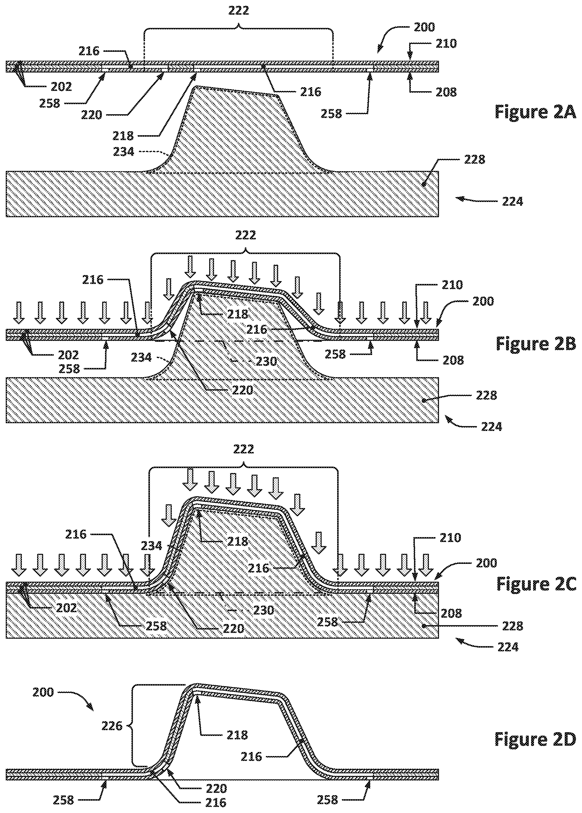 Patent US12564995 Figure 3 – Thermoformed, injection molded, and/or overmolded microfluidic structures and techniques for making the same