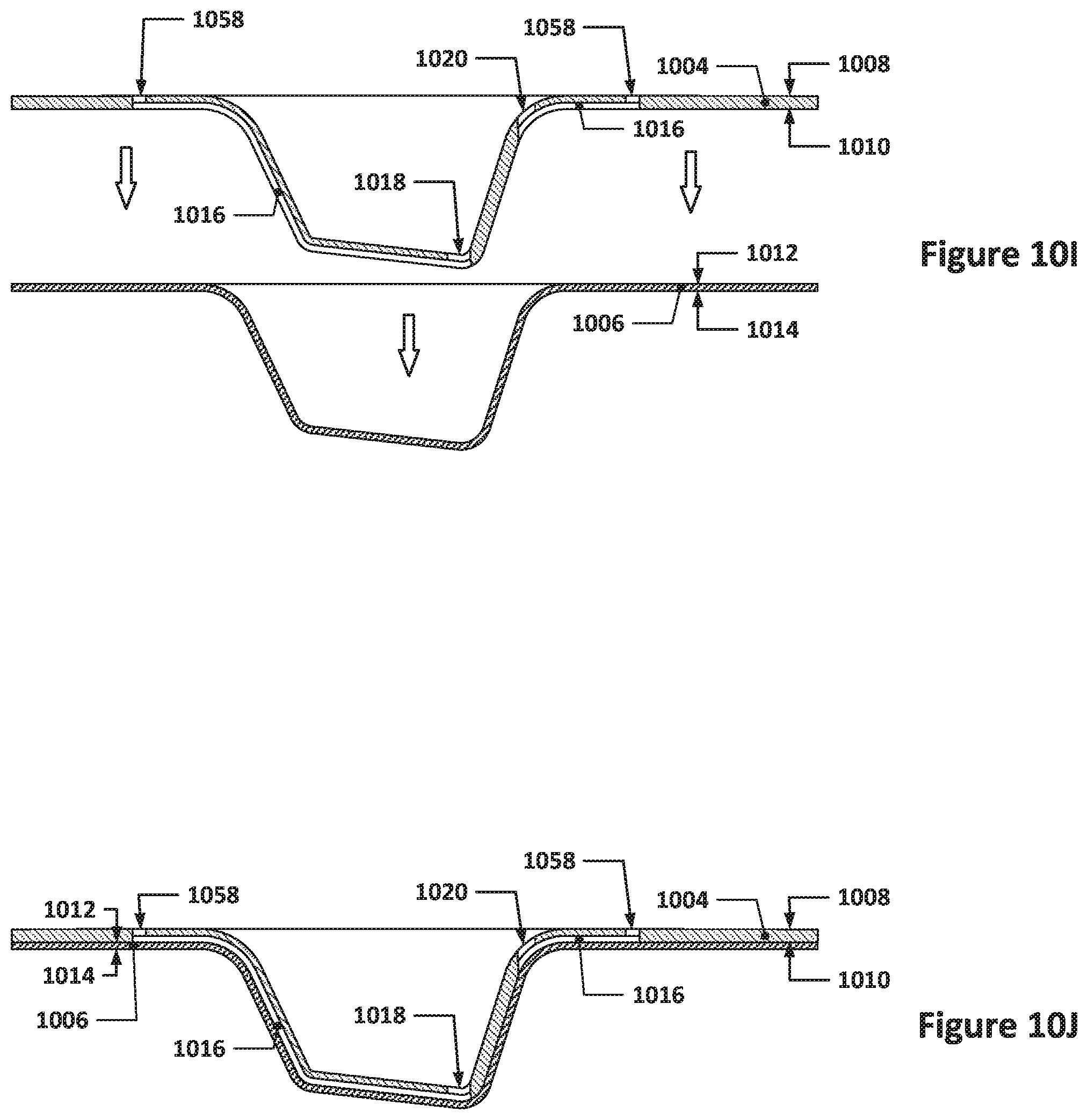 Patent US12564995 Figure 13 – Thermoformed, injection molded, and/or overmolded microfluidic structures and techniques for making the same