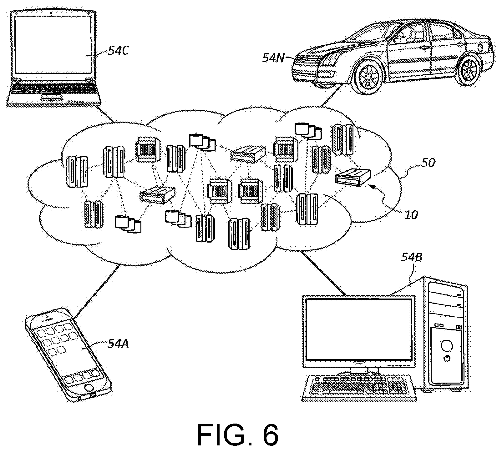 Patent US12567014 Figure 6 – Patron presence based workforce capacity notification