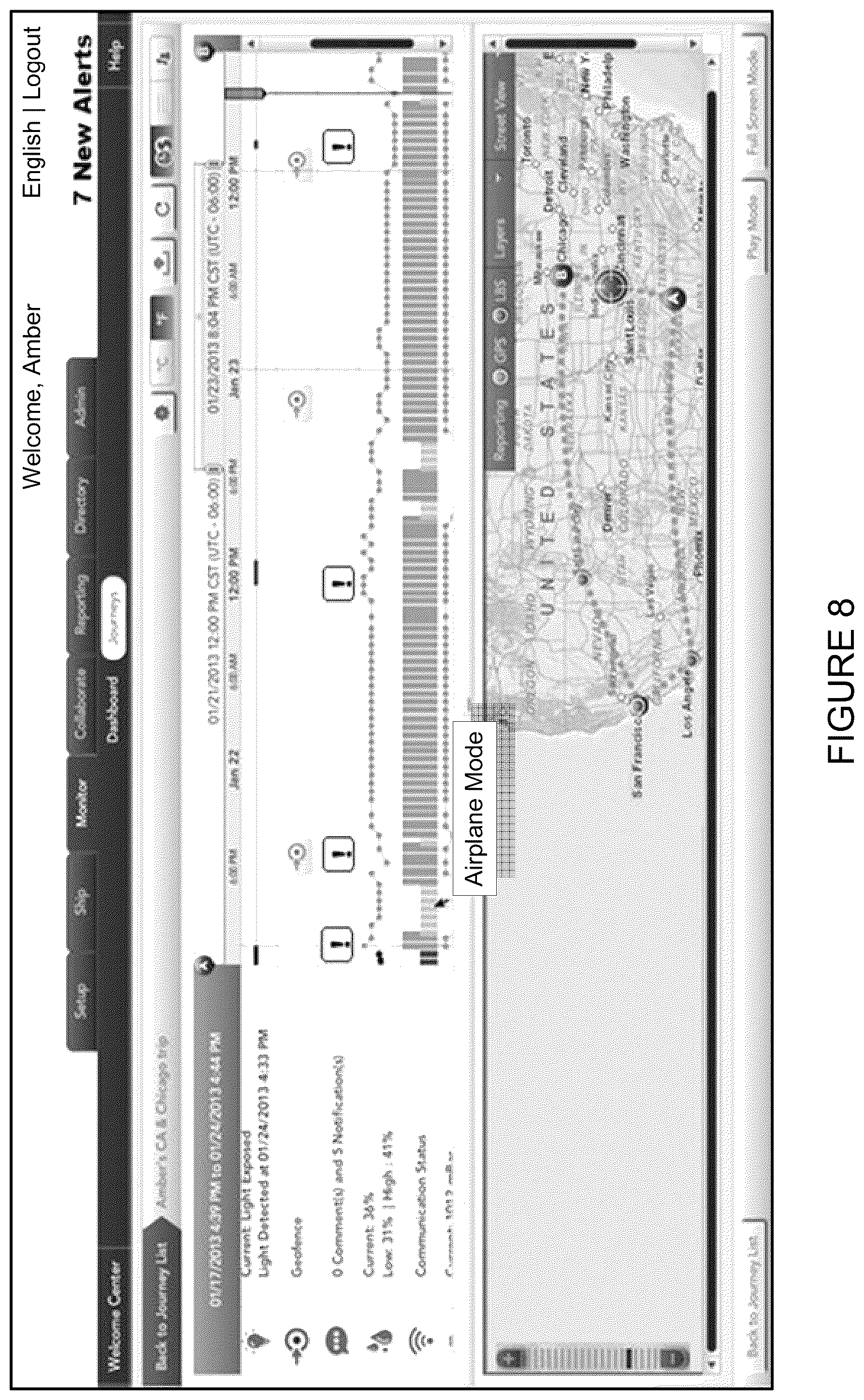 Patent US12567017 Figure 8 – Methods and systems for managing shipped objects