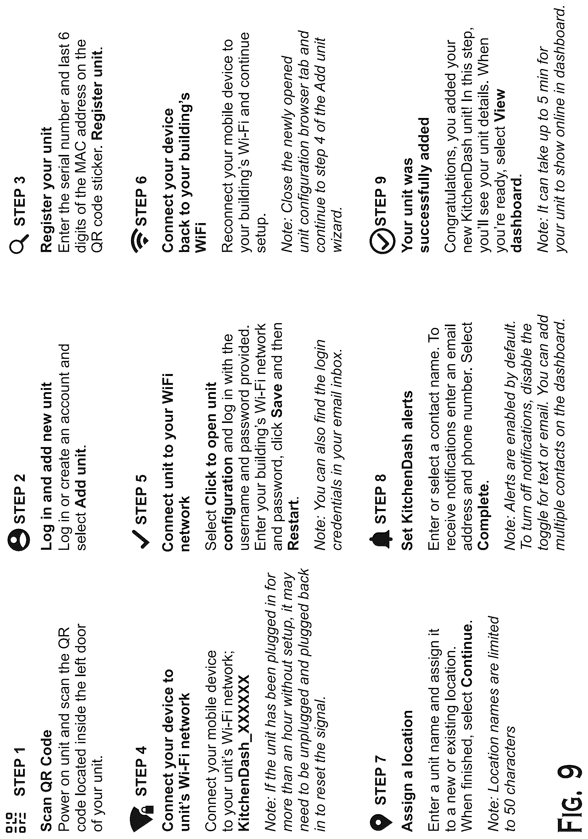 Patent US12567032 Figure 8 – Smart monitoring system