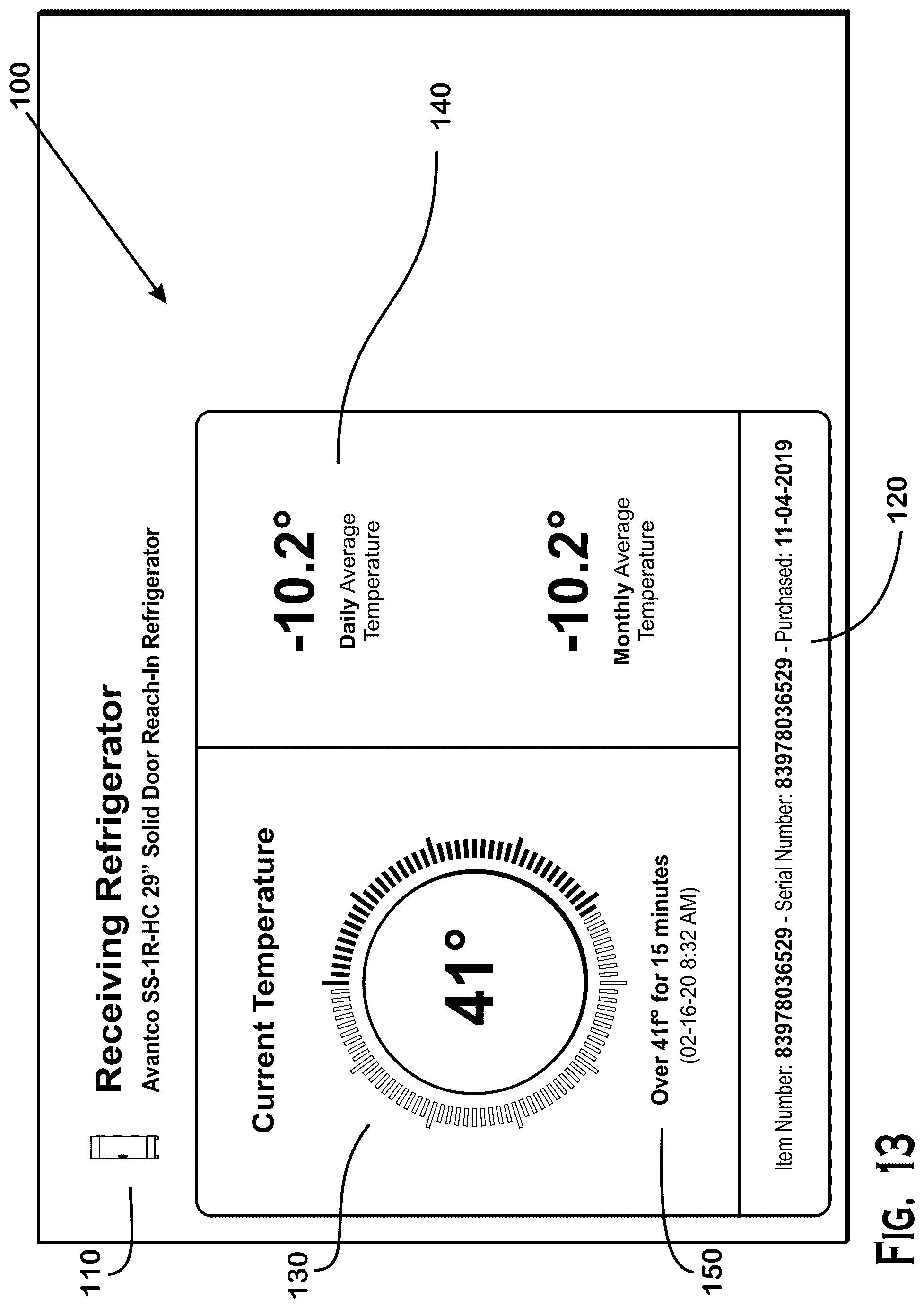 Patent US12567032 Figure 13 – Smart monitoring system