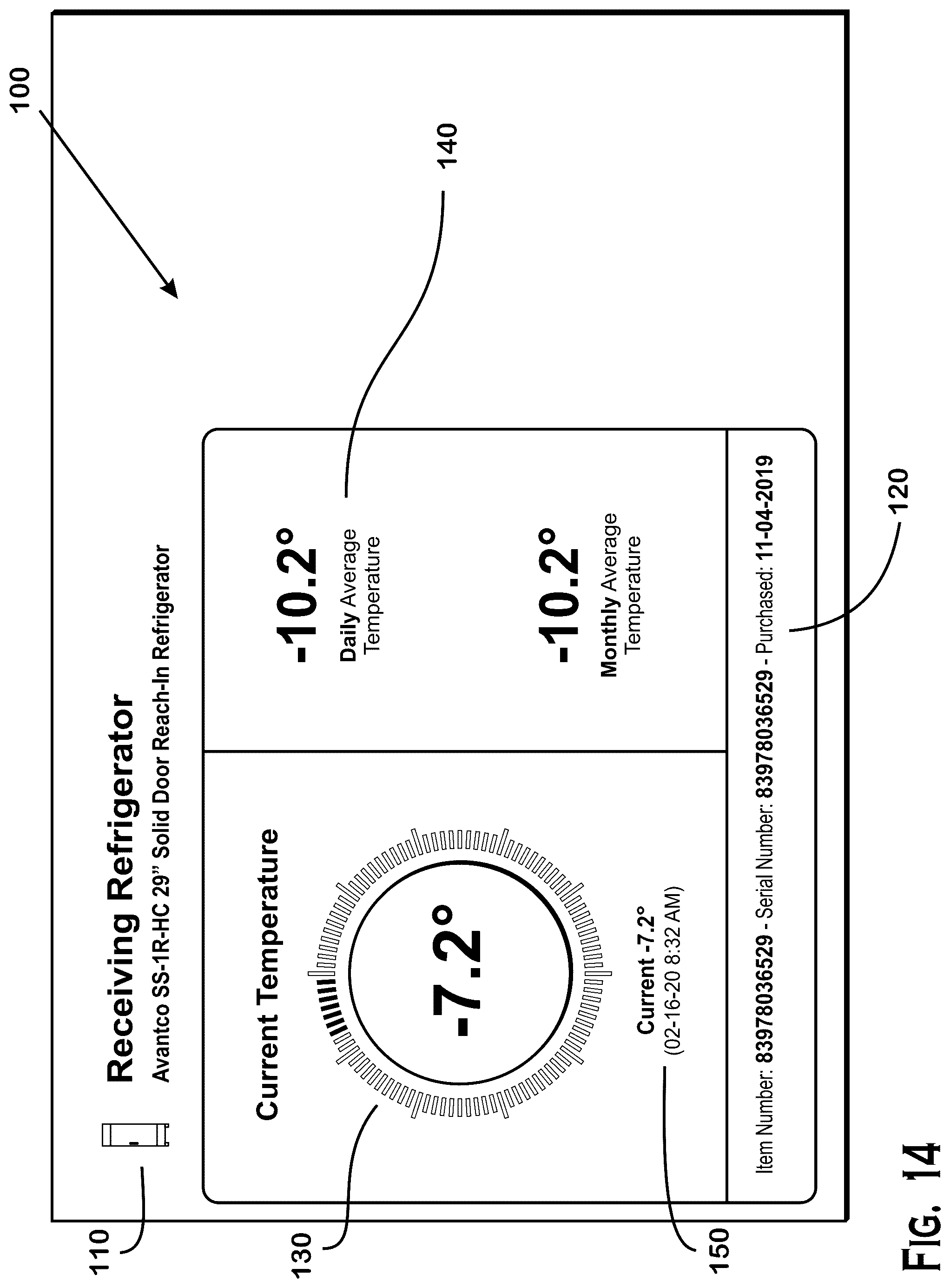 Patent US12567032 Figure 14 – Smart monitoring system