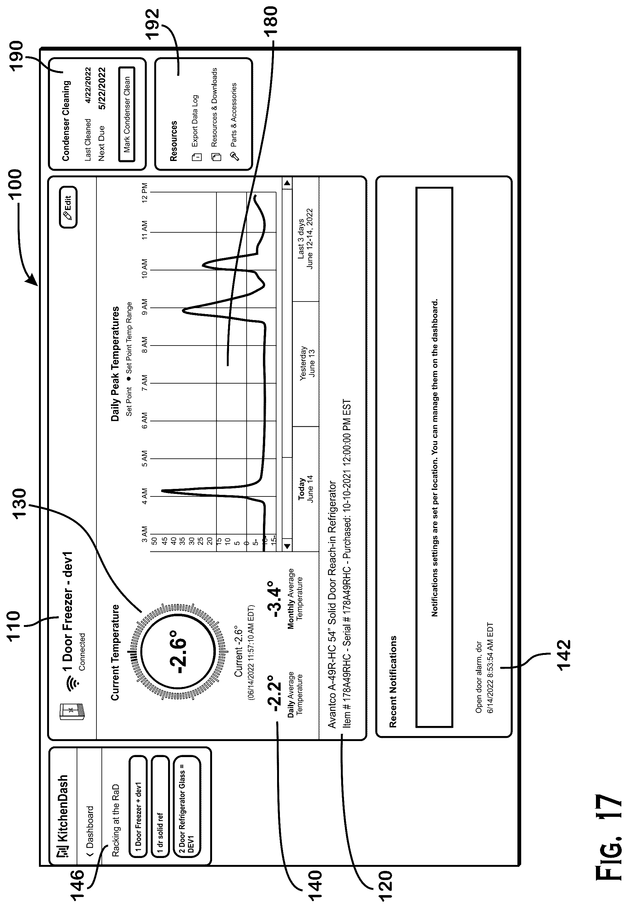 Patent US12567032 Figure 17 – Smart monitoring system