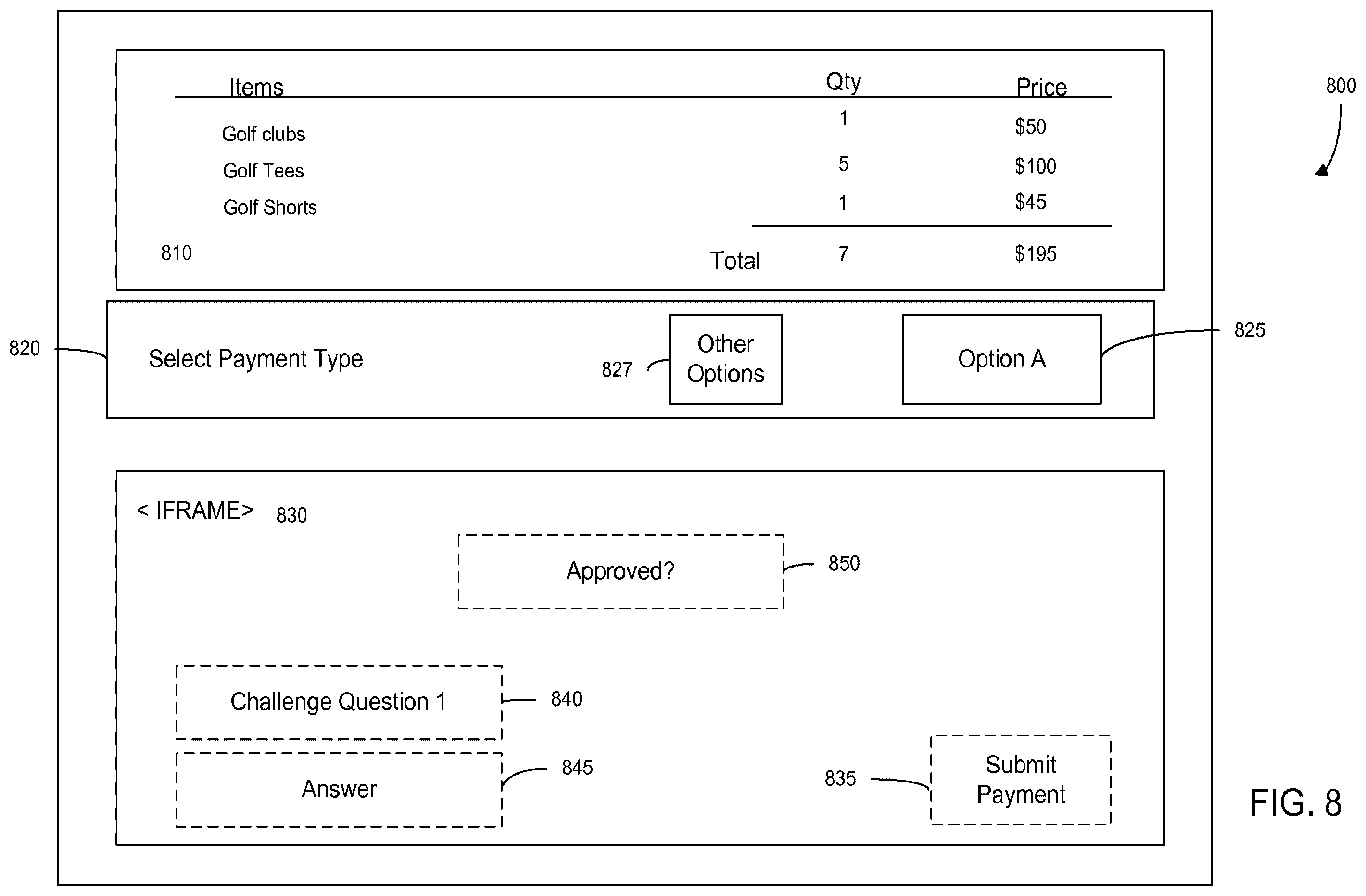 Patent US12567046 Figure 7 – Cardless challenge systems and methods